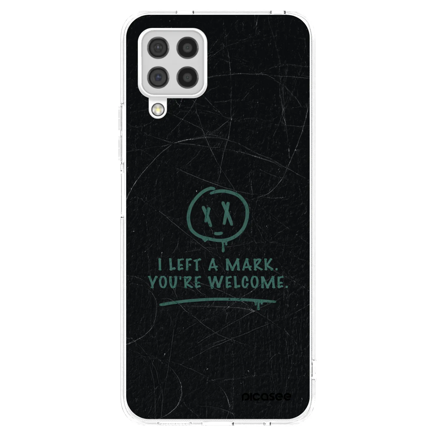 Picasee διαφανής θήκη σιλικόνης Samsung Galaxy A22 A225F 4G - LEFT A MARK