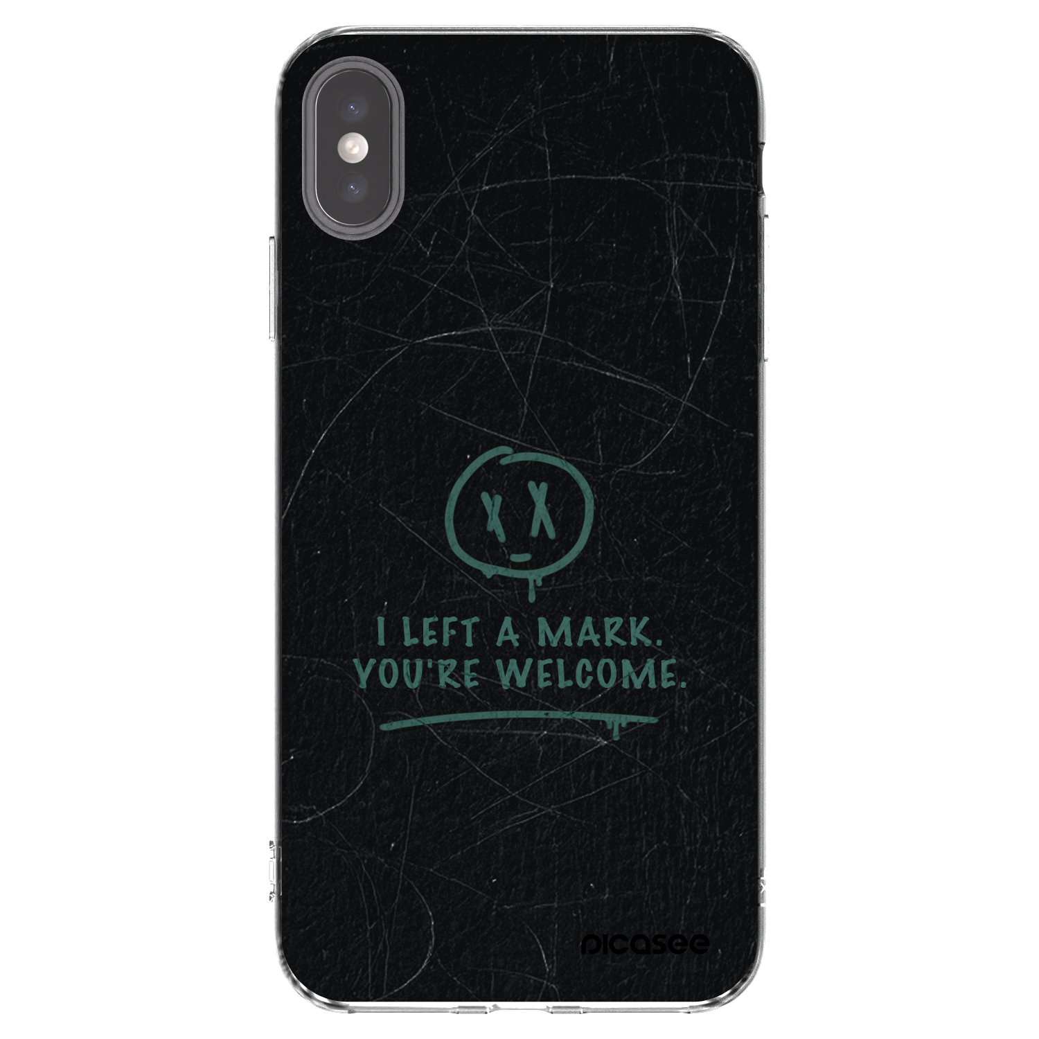 Picasee διαφανής θήκη σιλικόνης Apple iPhone XS Max - LEFT A MARK
