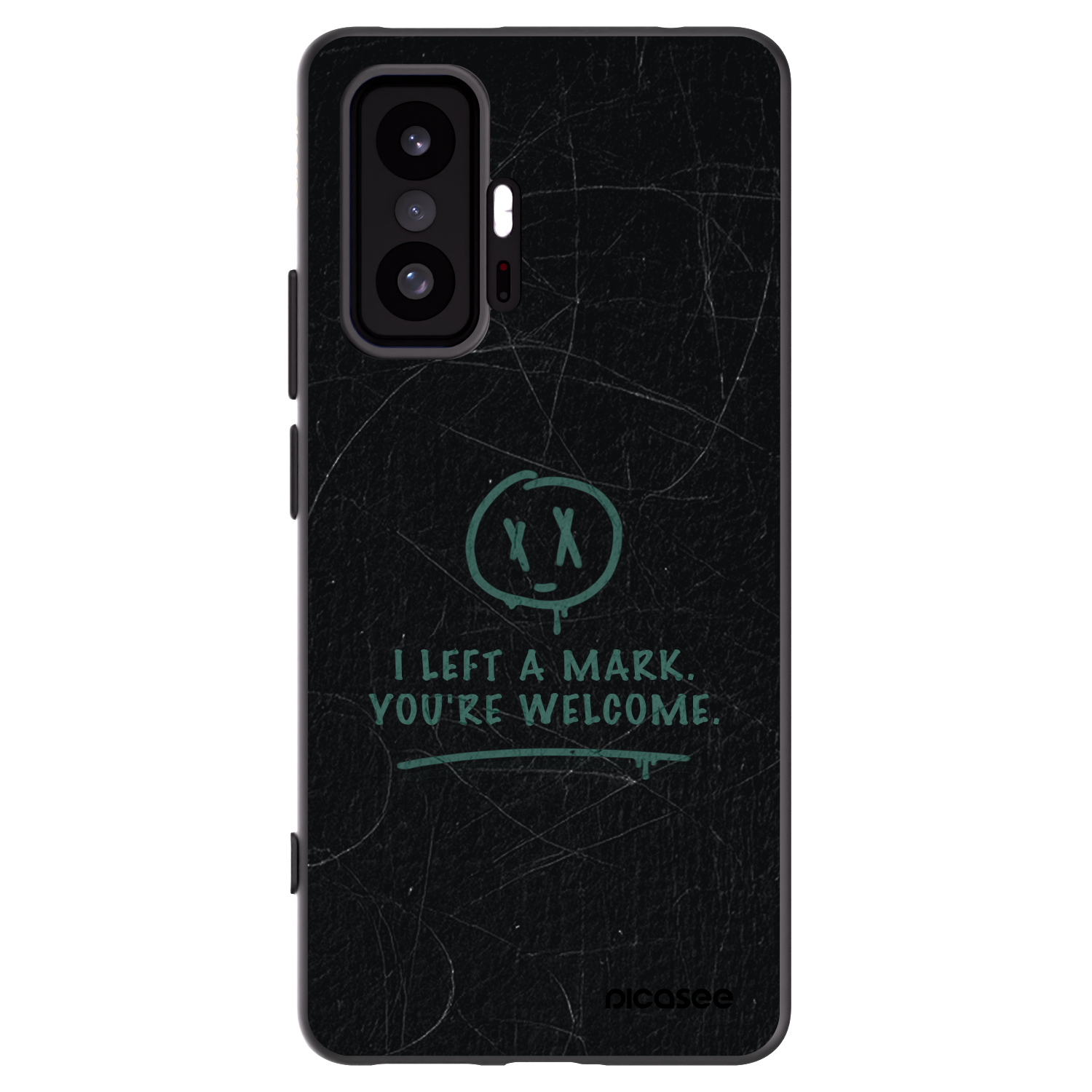 Picasee Μαύρη θήκη σιλικόνης για Xiaomi 11T Pro - LEFT A MARK