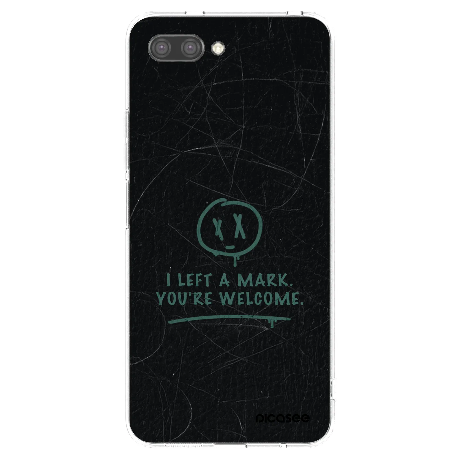Picasee διαφανής θήκη σιλικόνης Honor 10 - LEFT A MARK