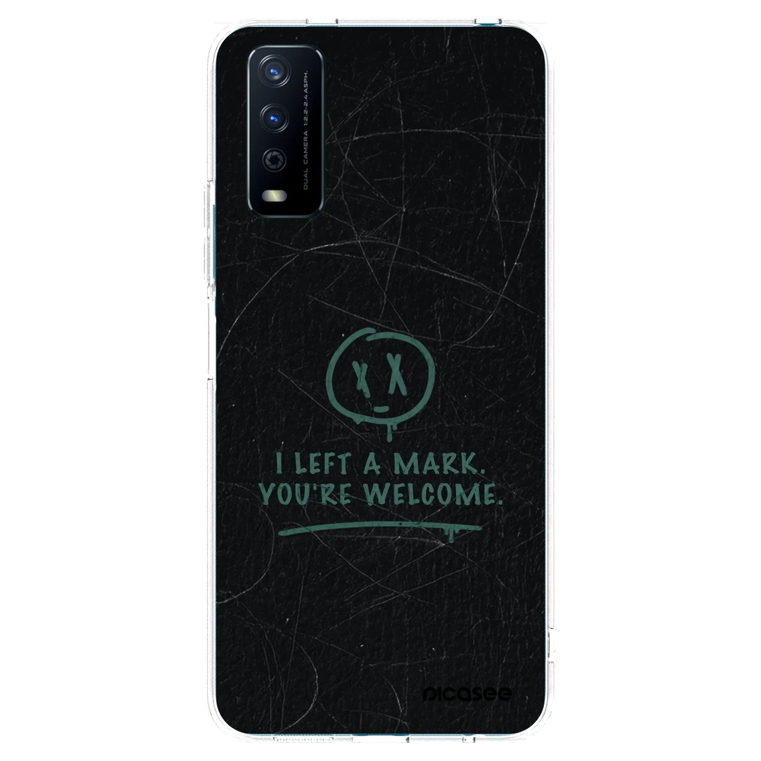 Picasee διαφανής θήκη σιλικόνης Vivo Y11s - LEFT A MARK