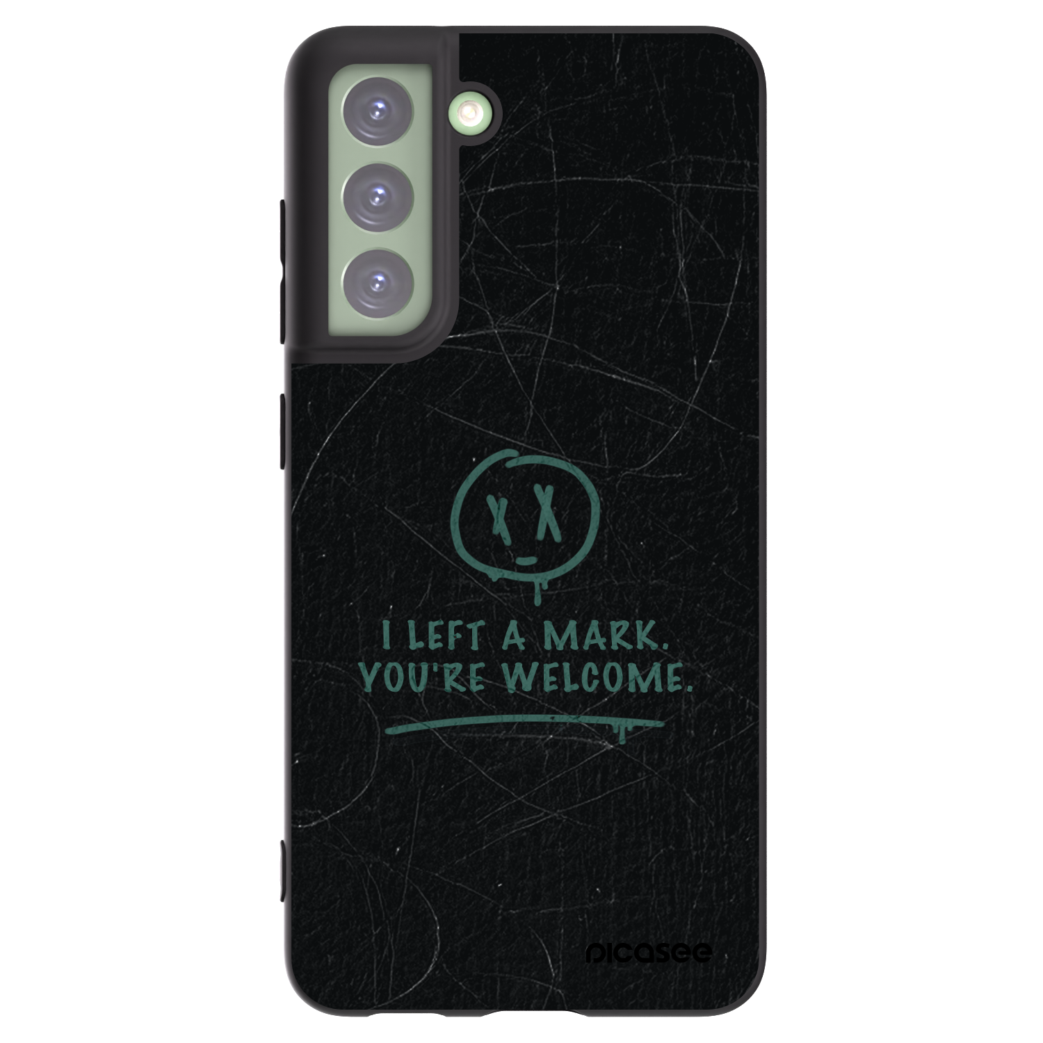 Picasee Μαύρη θήκη σιλικόνης για Samsung Galaxy S21 FE 5G - LEFT A MARK