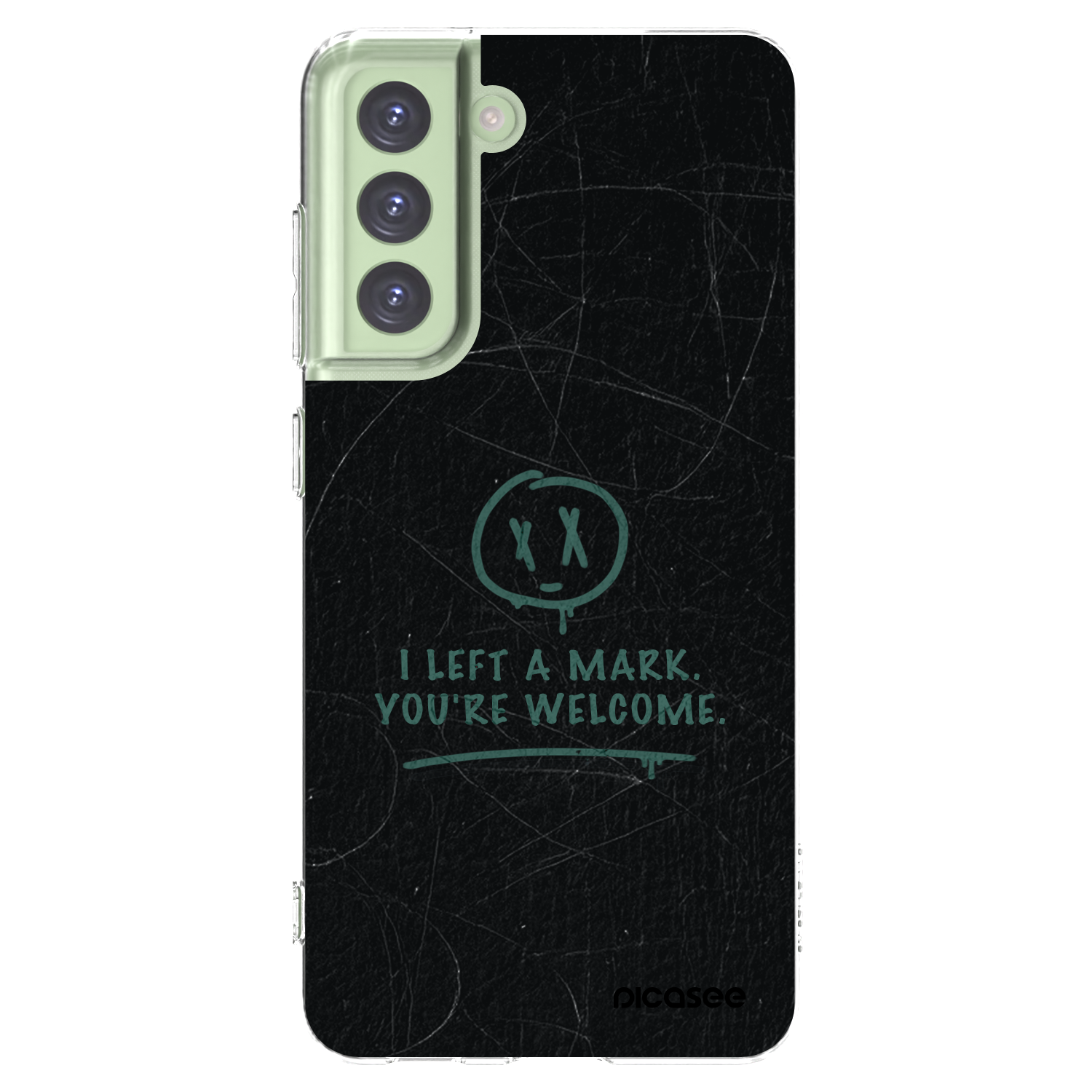 Picasee διαφανής θήκη σιλικόνης Samsung Galaxy S21 FE 5G - LEFT A MARK