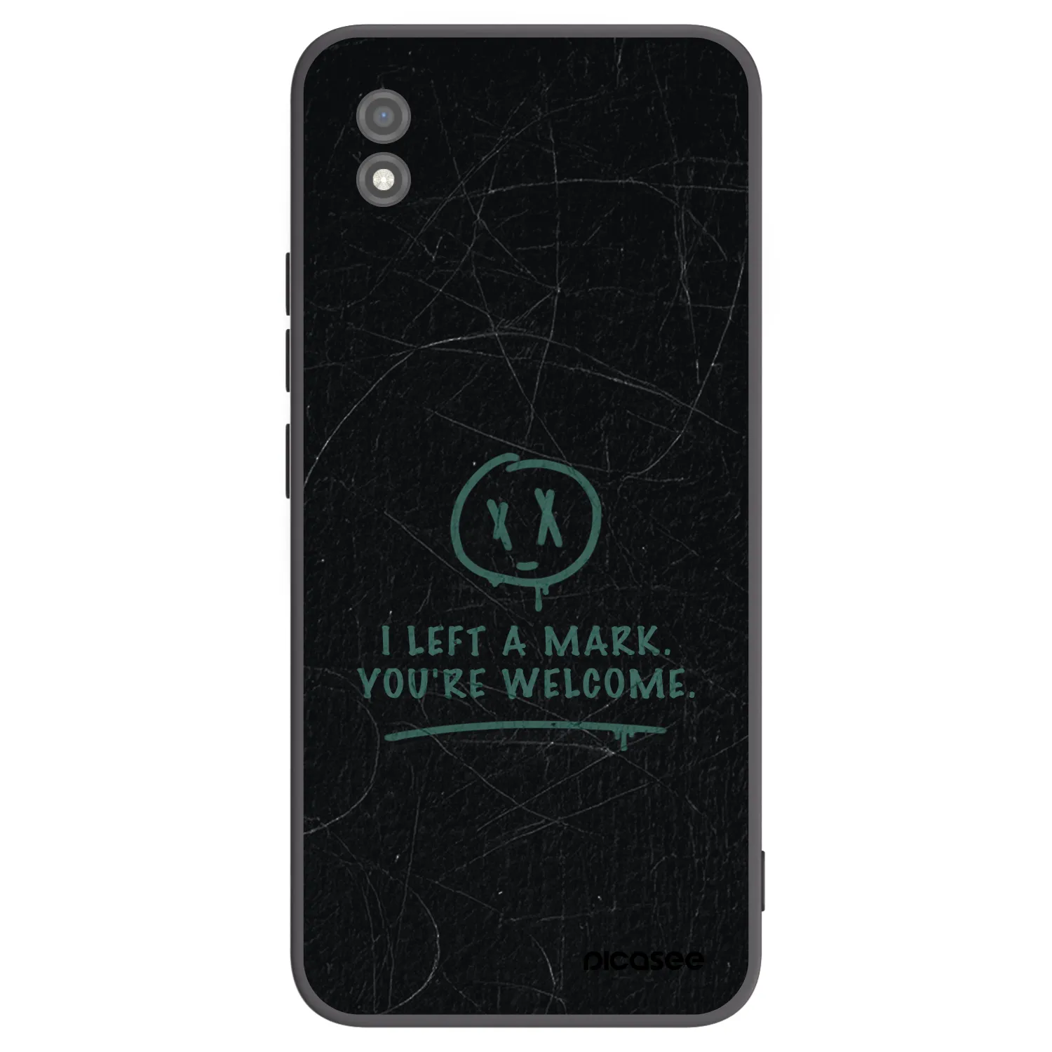 Picasee Μαύρη θήκη σιλικόνης για Realme C11 (2021) - LEFT A MARK