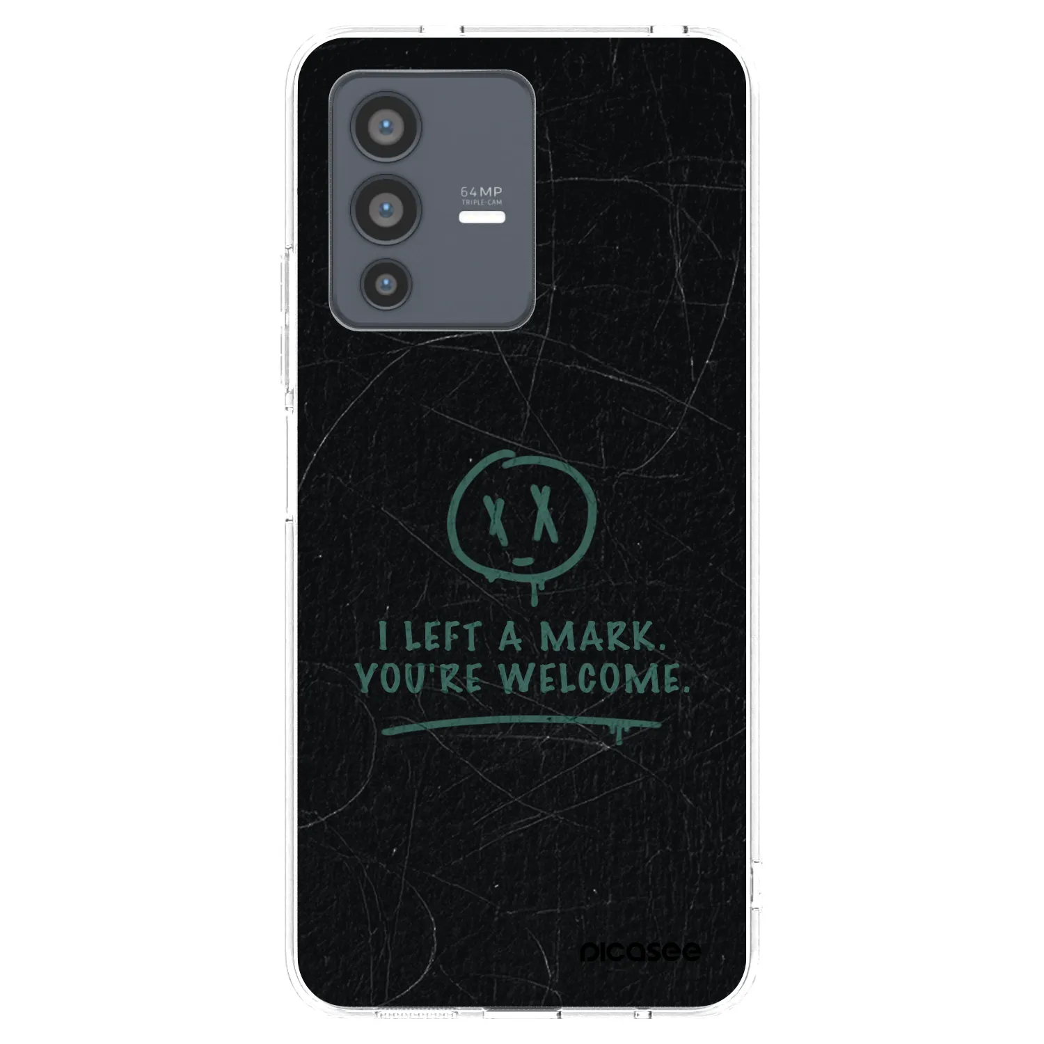 Picasee διαφανής θήκη σιλικόνης Vivo V23 5G - LEFT A MARK