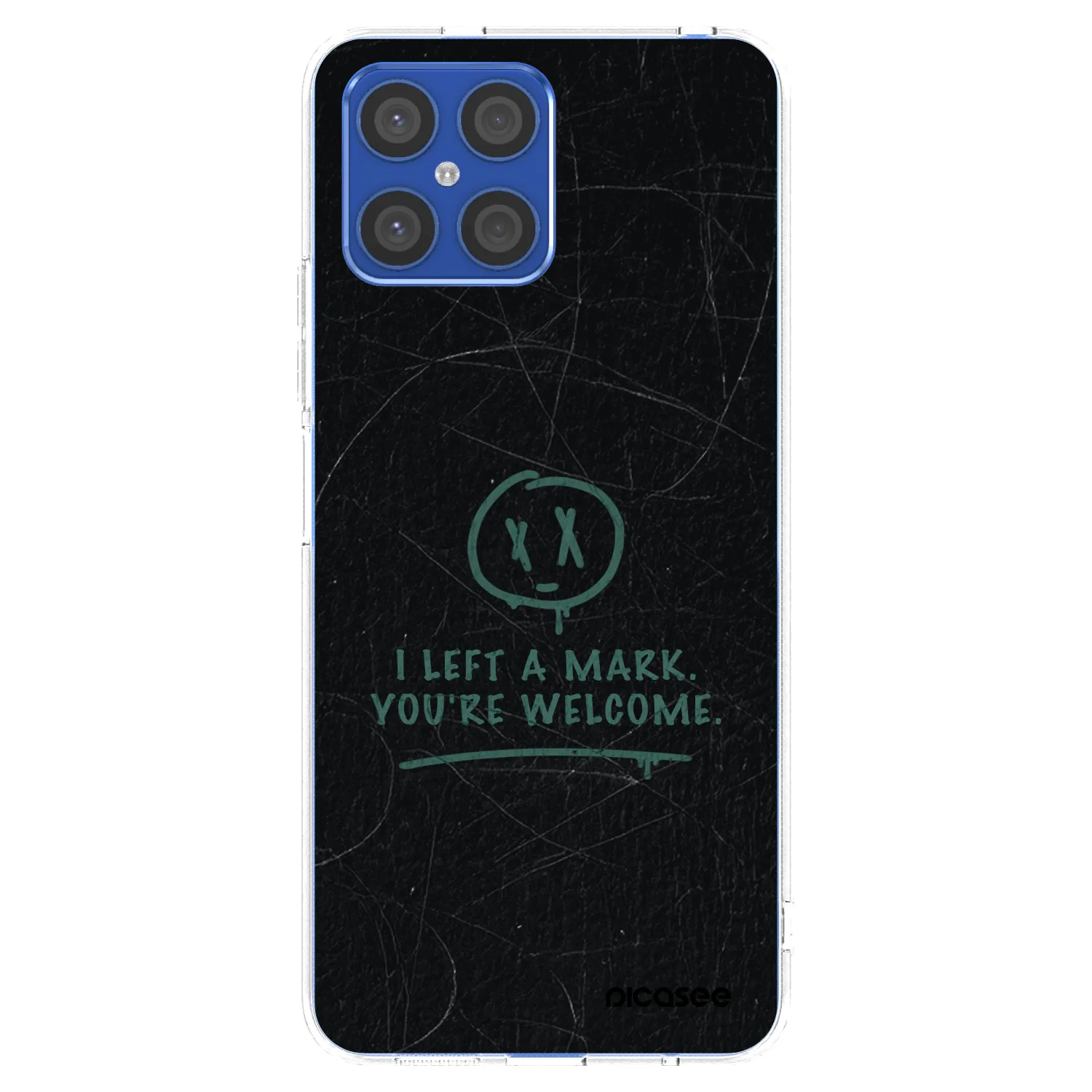 Picasee διαφανής θήκη σιλικόνης Honor X8 4G - LEFT A MARK