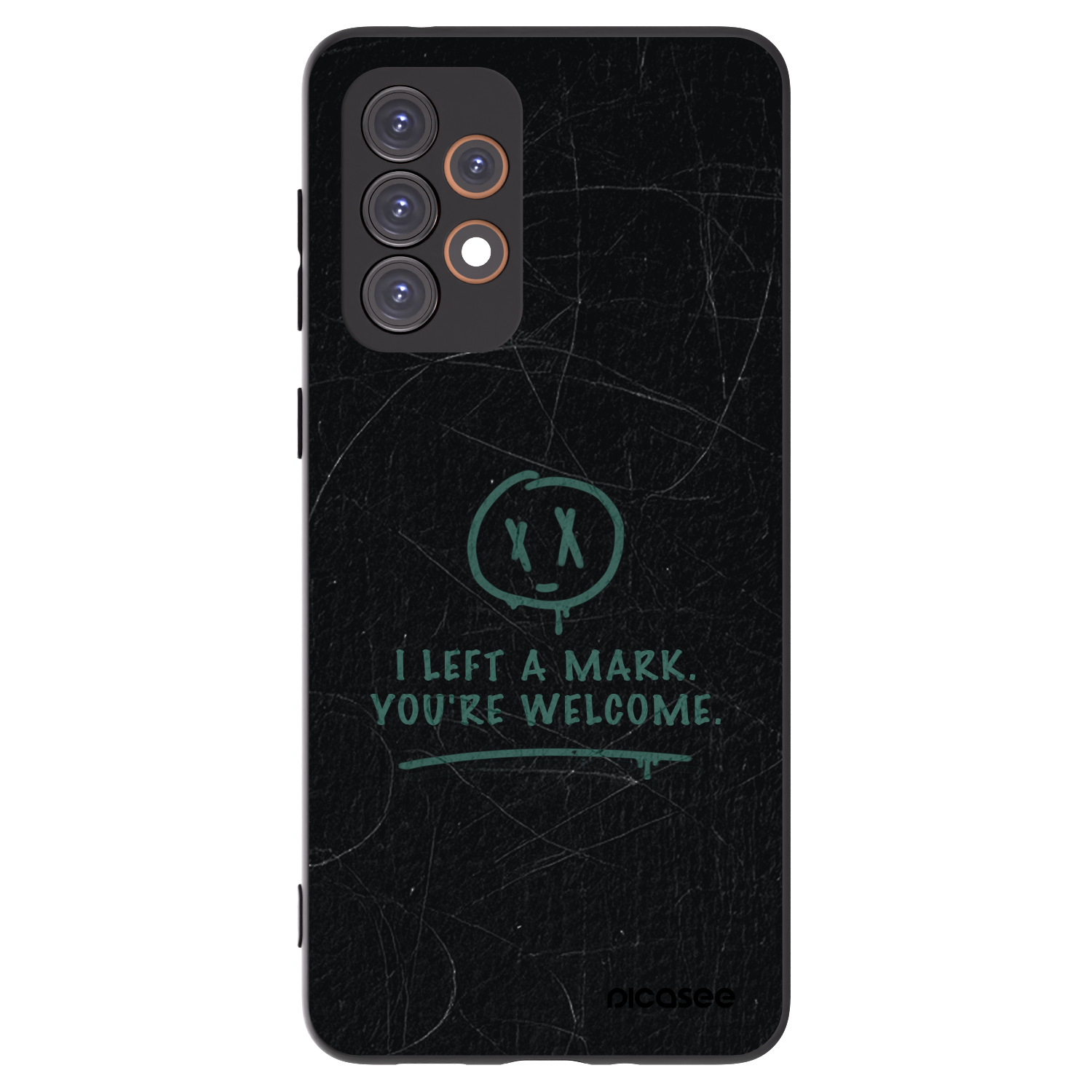 Picasee Μαύρη θήκη σιλικόνης για Samsung Galaxy A33 5G A336 - LEFT A MARK