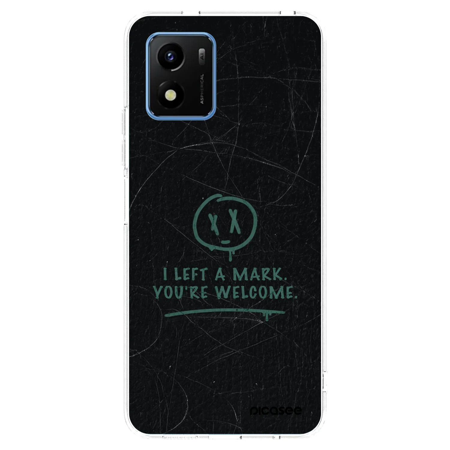 Picasee διαφανής θήκη σιλικόνης Vivo Y01 - LEFT A MARK