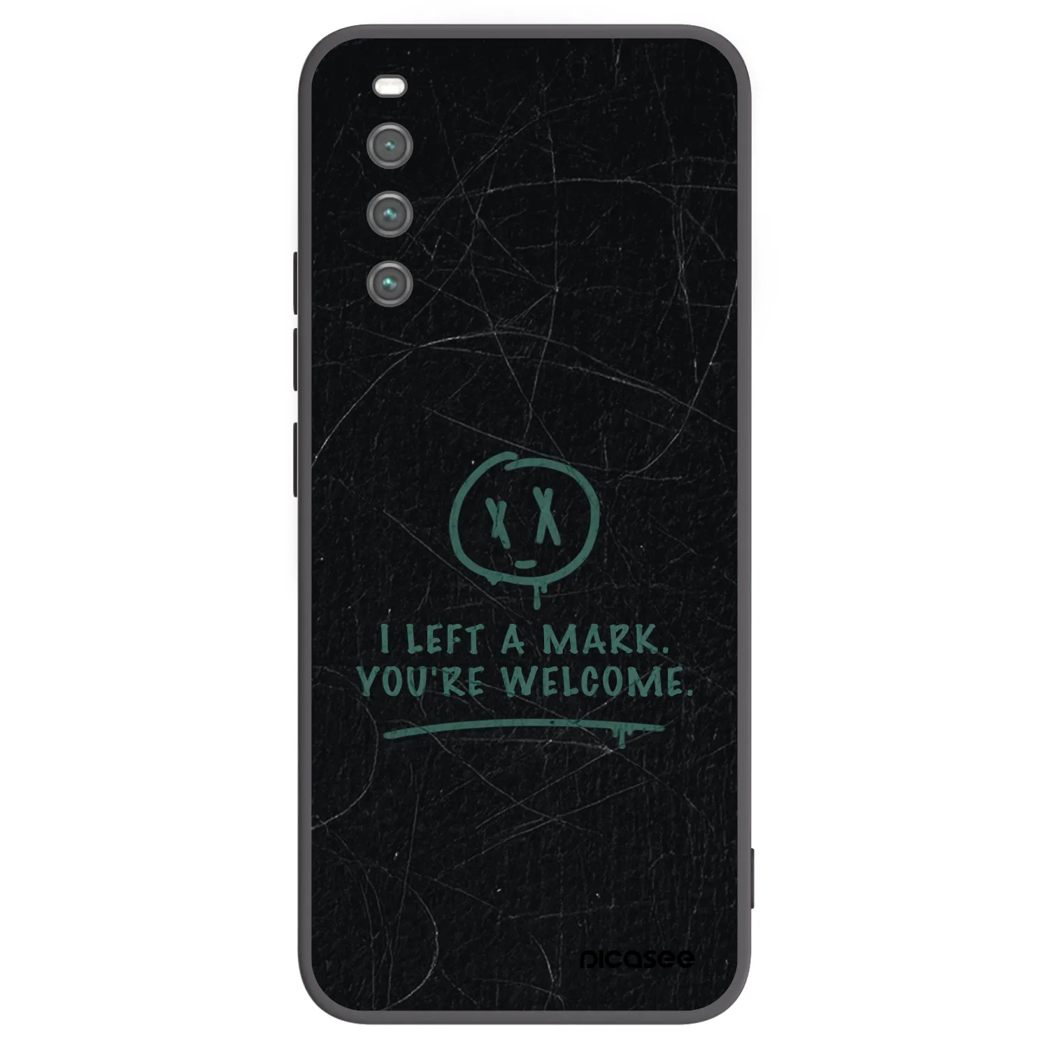 Picasee Μαύρη θήκη σιλικόνης για Sony Xperia 10 IV 5G - LEFT A MARK