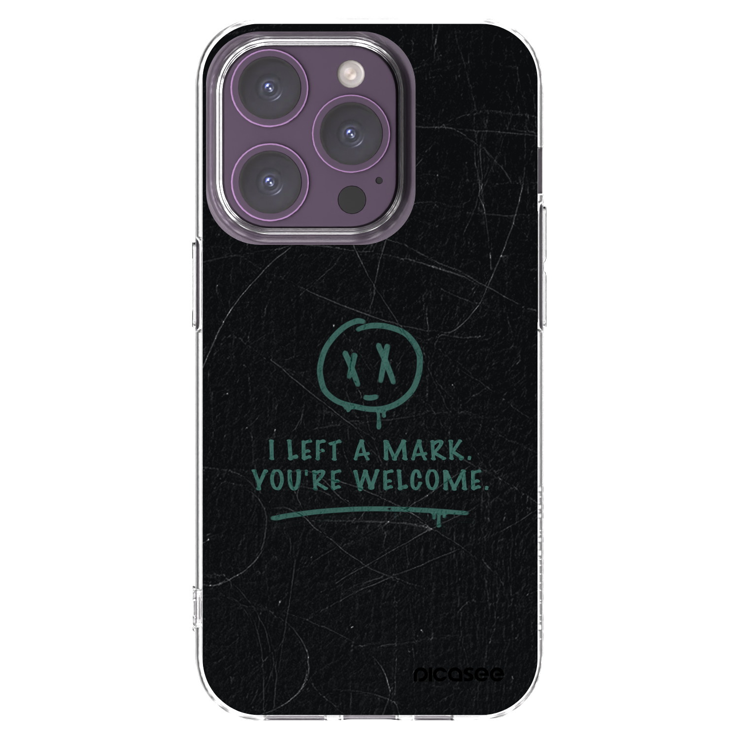 Picasee διαφανής θήκη σιλικόνης Apple iPhone 14 Pro - LEFT A MARK