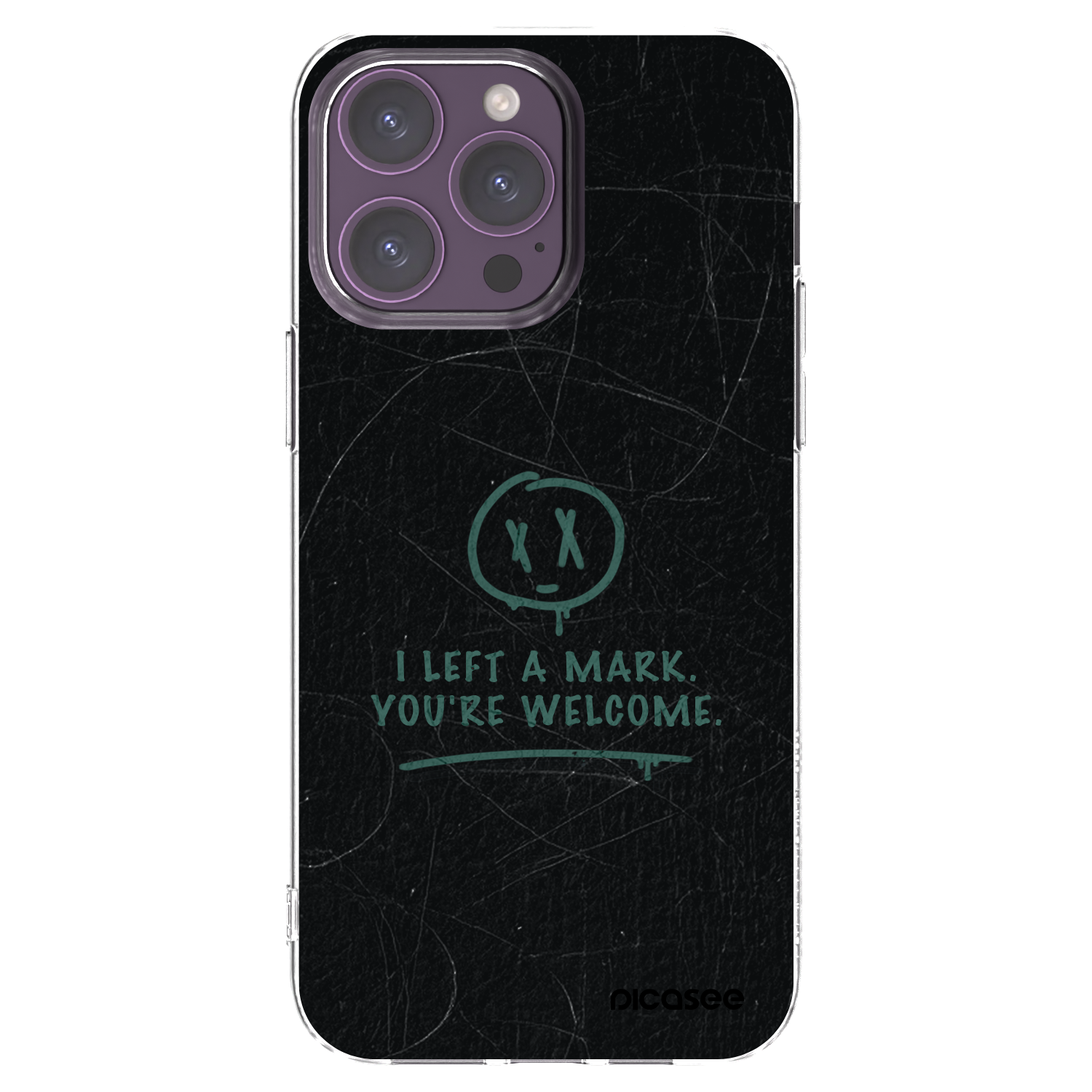Picasee διαφανής θήκη σιλικόνης Apple iPhone 14 Pro Max - LEFT A MARK