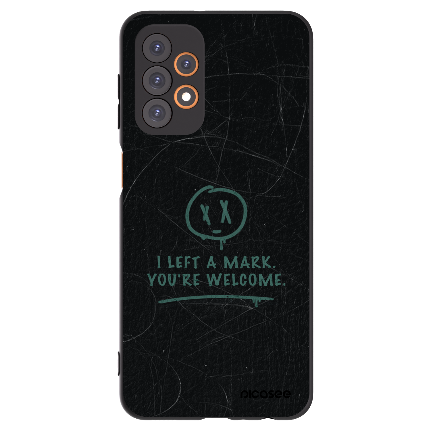 Picasee Μαύρη θήκη σιλικόνης για Samsung Galaxy A23 A236B 5G - LEFT A MARK