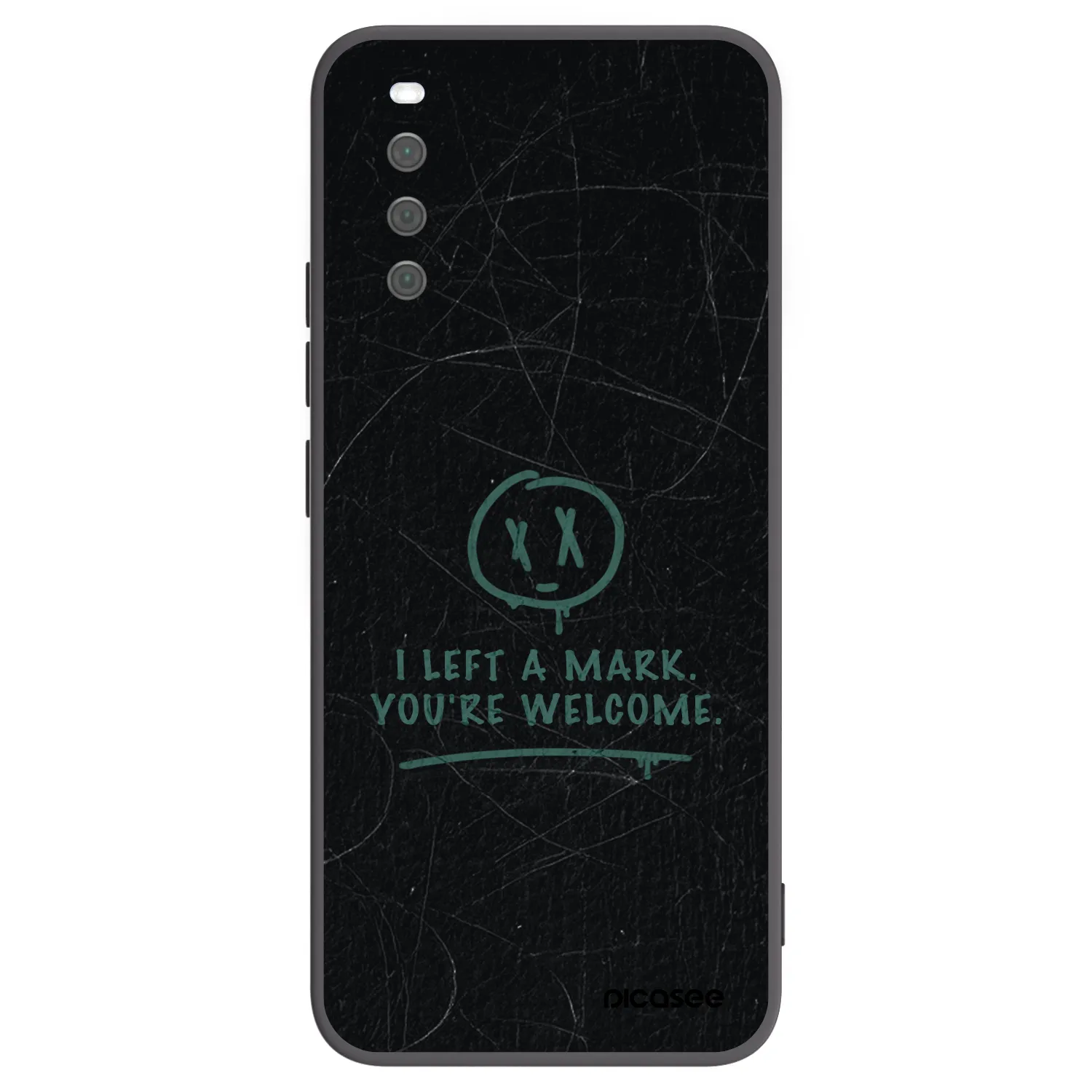 Picasee Μαύρη θήκη σιλικόνης για Sony Xperia 10 III - LEFT A MARK