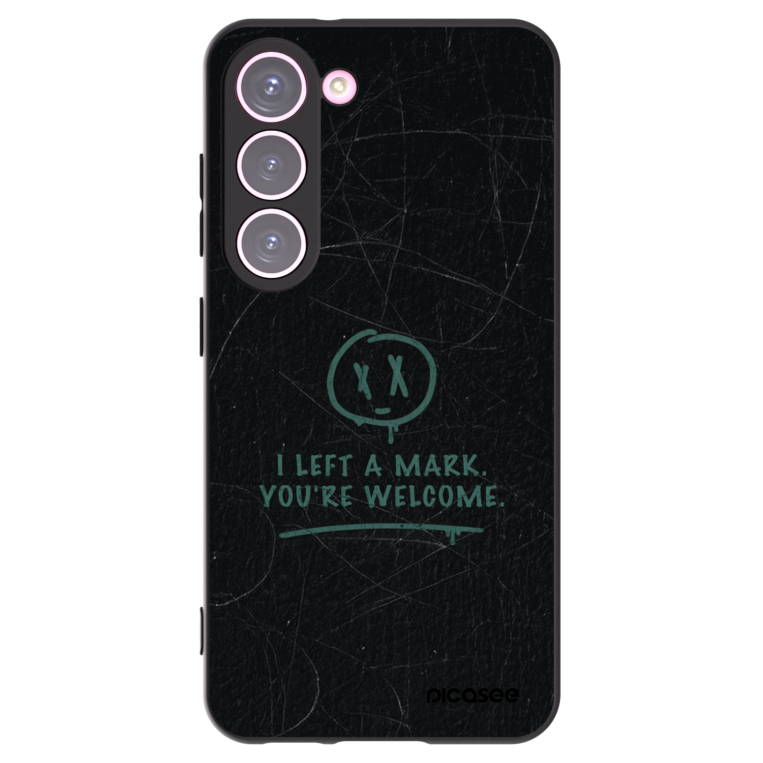 Picasee Μαύρη θήκη σιλικόνης για Samsung Galaxy S23 5G - LEFT A MARK
