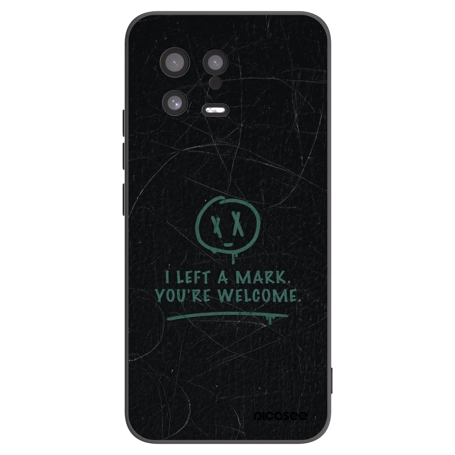 Picasee Μαύρη θήκη σιλικόνης για Xiaomi 13 - LEFT A MARK