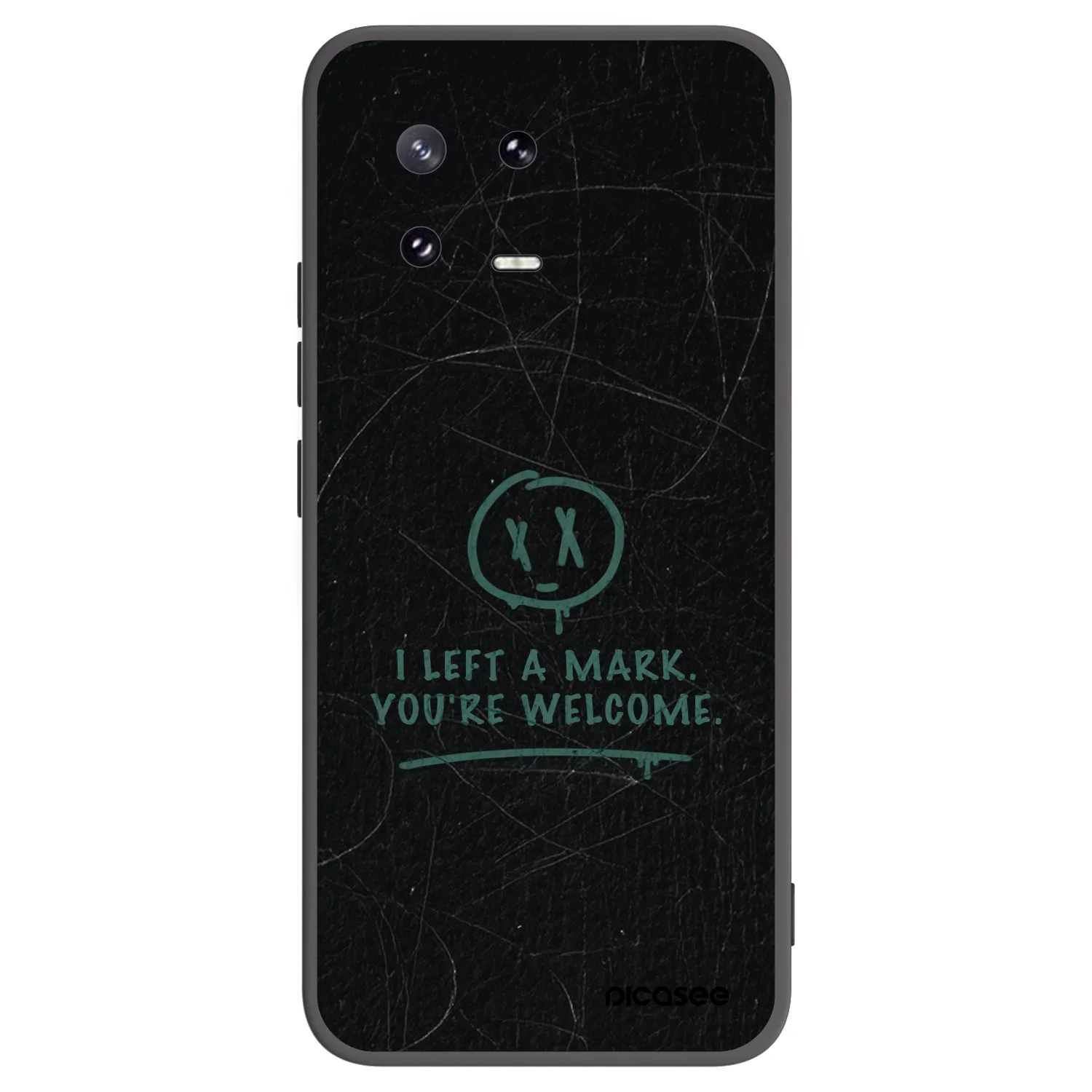 Picasee Μαύρη θήκη σιλικόνης για Xiaomi 13 Pro - LEFT A MARK