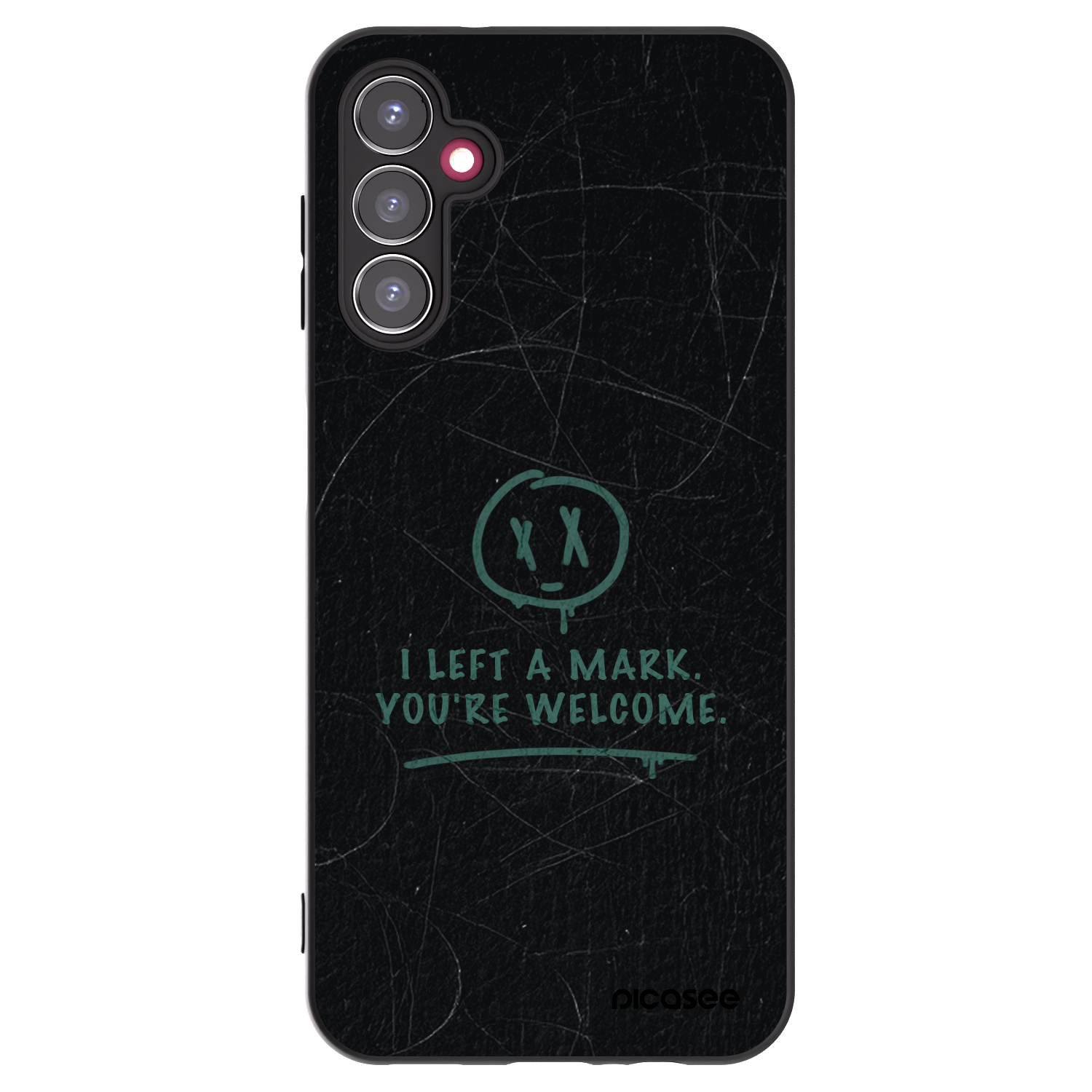 Picasee Μαύρη θήκη σιλικόνης για Samsung Galaxy A14 5G A146P - LEFT A MARK