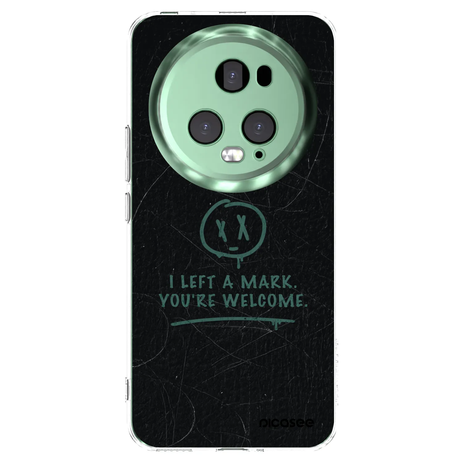 Picasee διαφανής θήκη σιλικόνης Honor Magic5 Pro - LEFT A MARK
