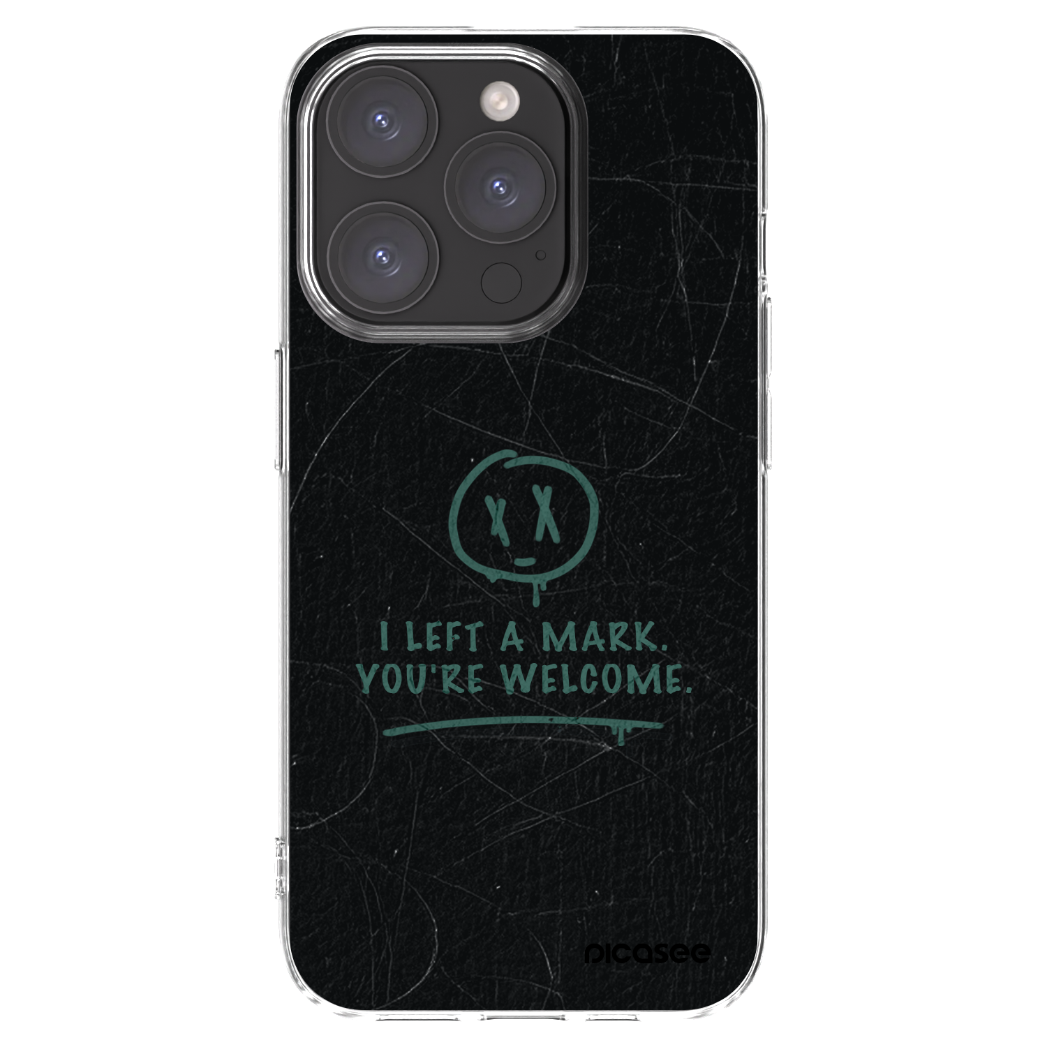 Picasee διαφανής θήκη σιλικόνης Apple iPhone 15 Pro - LEFT A MARK