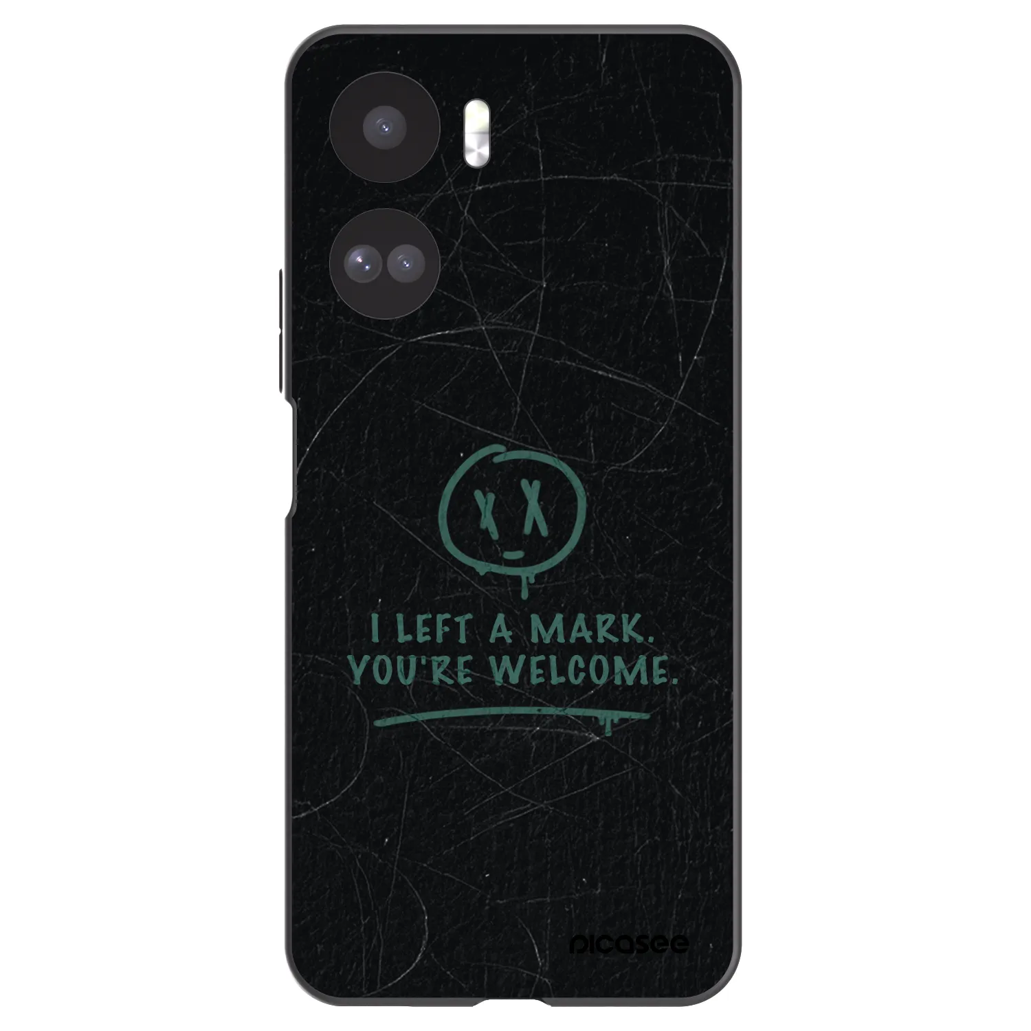 Picasee Μαύρη θήκη σιλικόνης για Honor 90 Lite 5G - LEFT A MARK