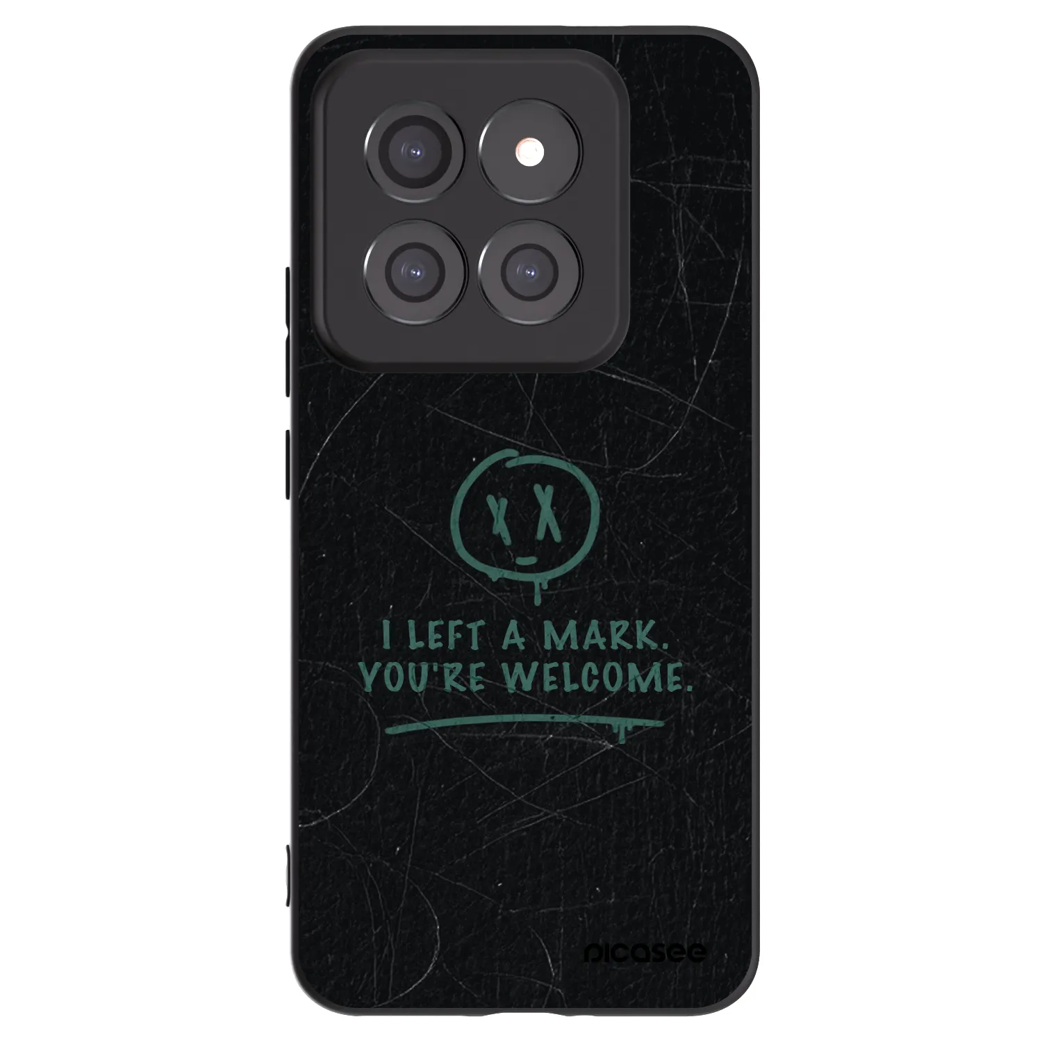 Picasee Μαύρη θήκη σιλικόνης για Xiaomi 14 Pro - LEFT A MARK