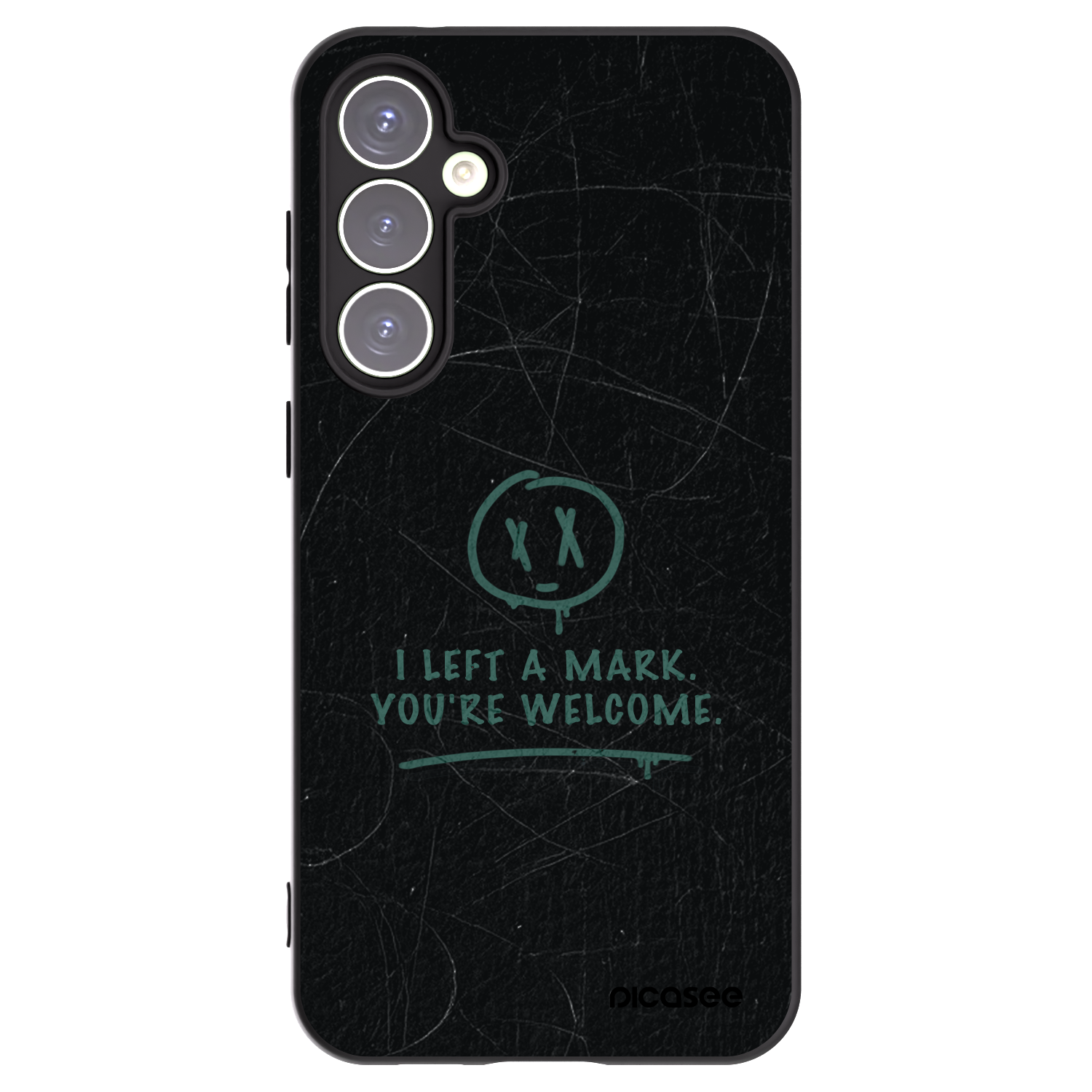 Picasee Μαύρη θήκη σιλικόνης για Samsung Galaxy S23 FE S711B - LEFT A MARK