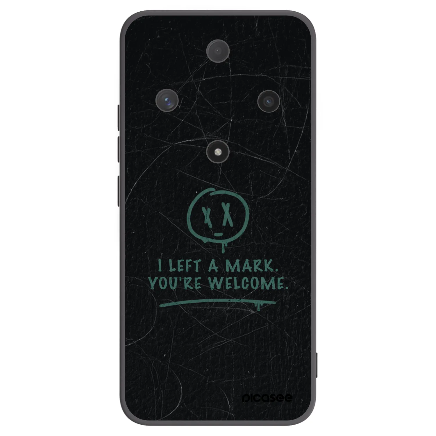 Picasee Μαύρη θήκη σιλικόνης για Honor Magic6 Lite 5G - LEFT A MARK