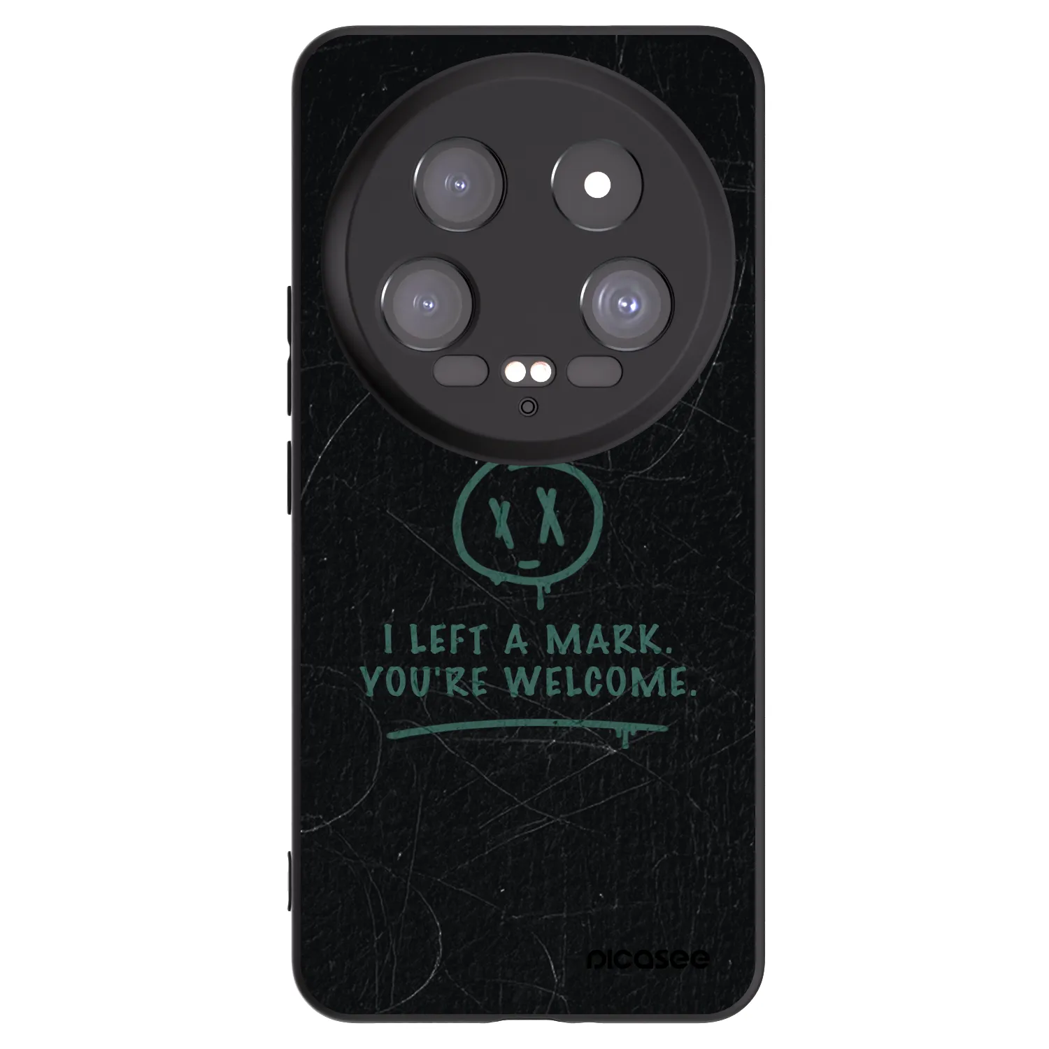 Picasee Μαύρη θήκη σιλικόνης για Xiaomi 14 Ultra - LEFT A MARK