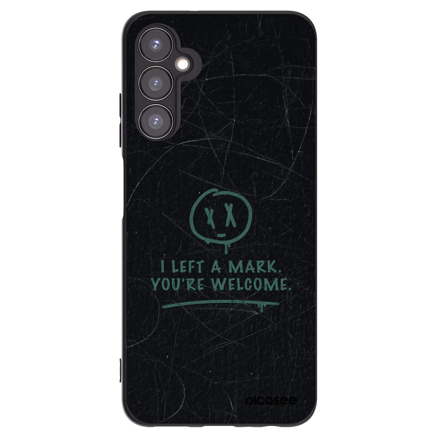 Picasee Μαύρη θήκη σιλικόνης για Samsung Galaxy A05s A057G - LEFT A MARK