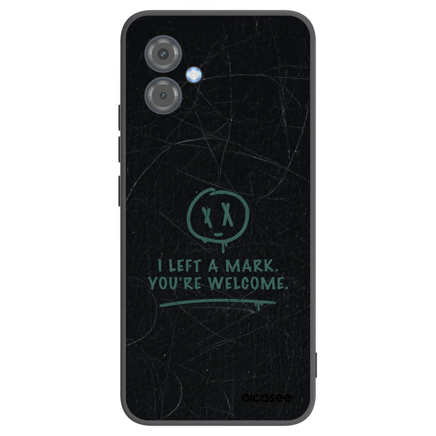Picasee Μαύρη θήκη σιλικόνης για Motorola Moto G14 - LEFT A MARK