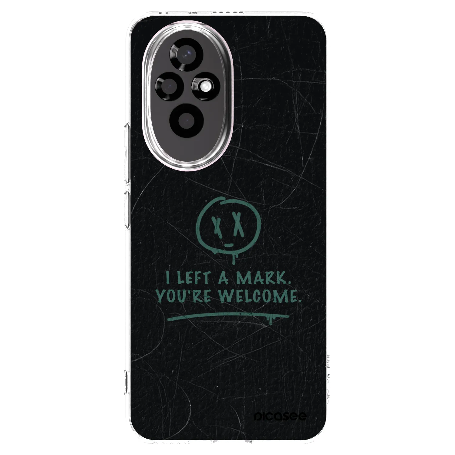Picasee διαφανής θήκη σιλικόνης Honor 200 Pro 5G - LEFT A MARK