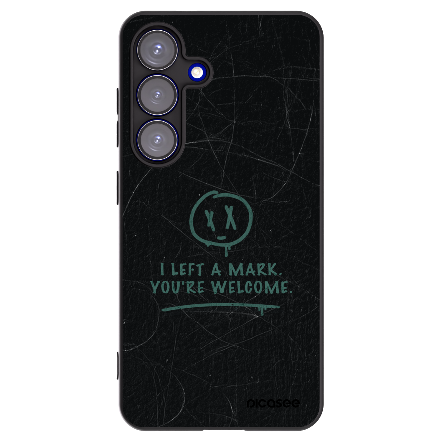 Picasee Μαύρη θήκη σιλικόνης για Samsung Galaxy S25 5G - LEFT A MARK