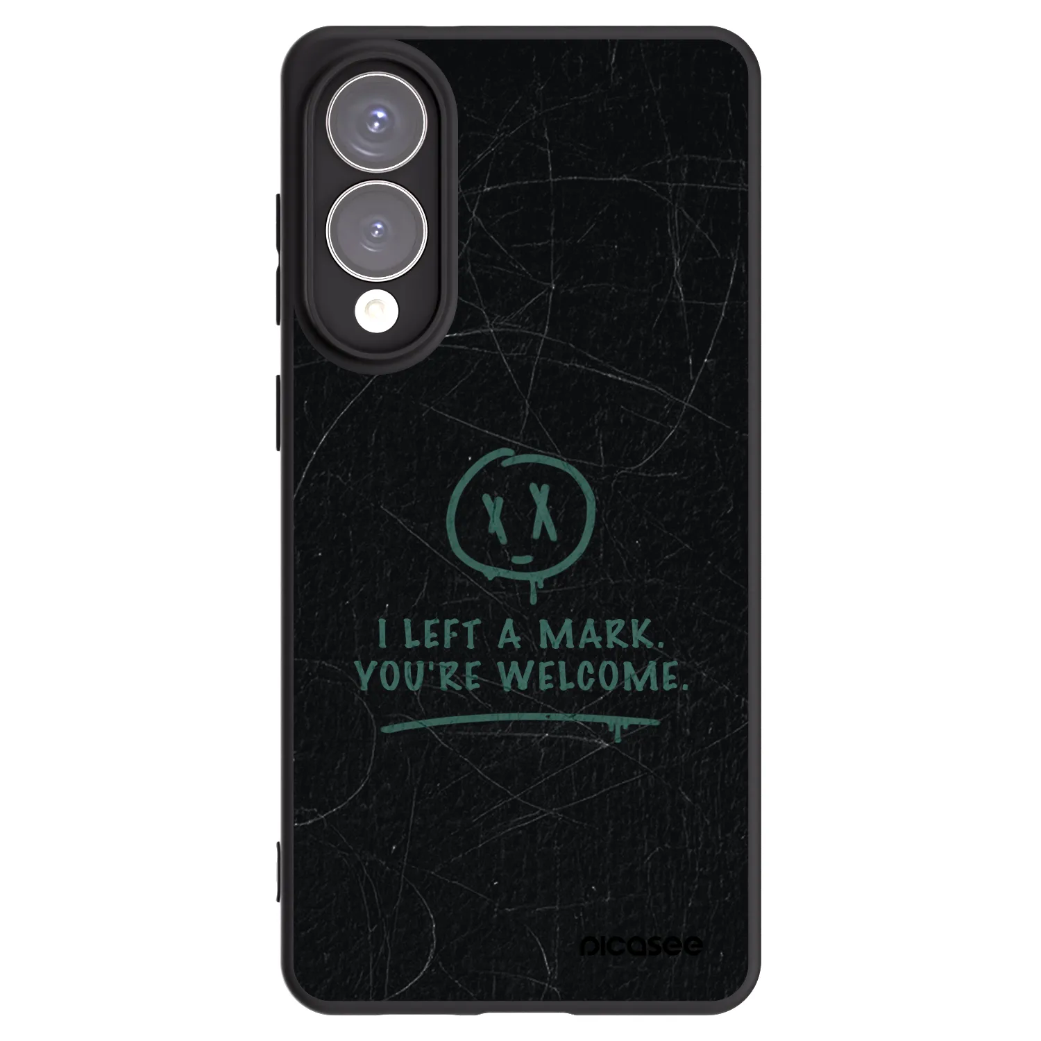 Picasee Μαύρη θήκη σιλικόνης για Samsung Galaxy S25 Edge 5G - LEFT A MARK