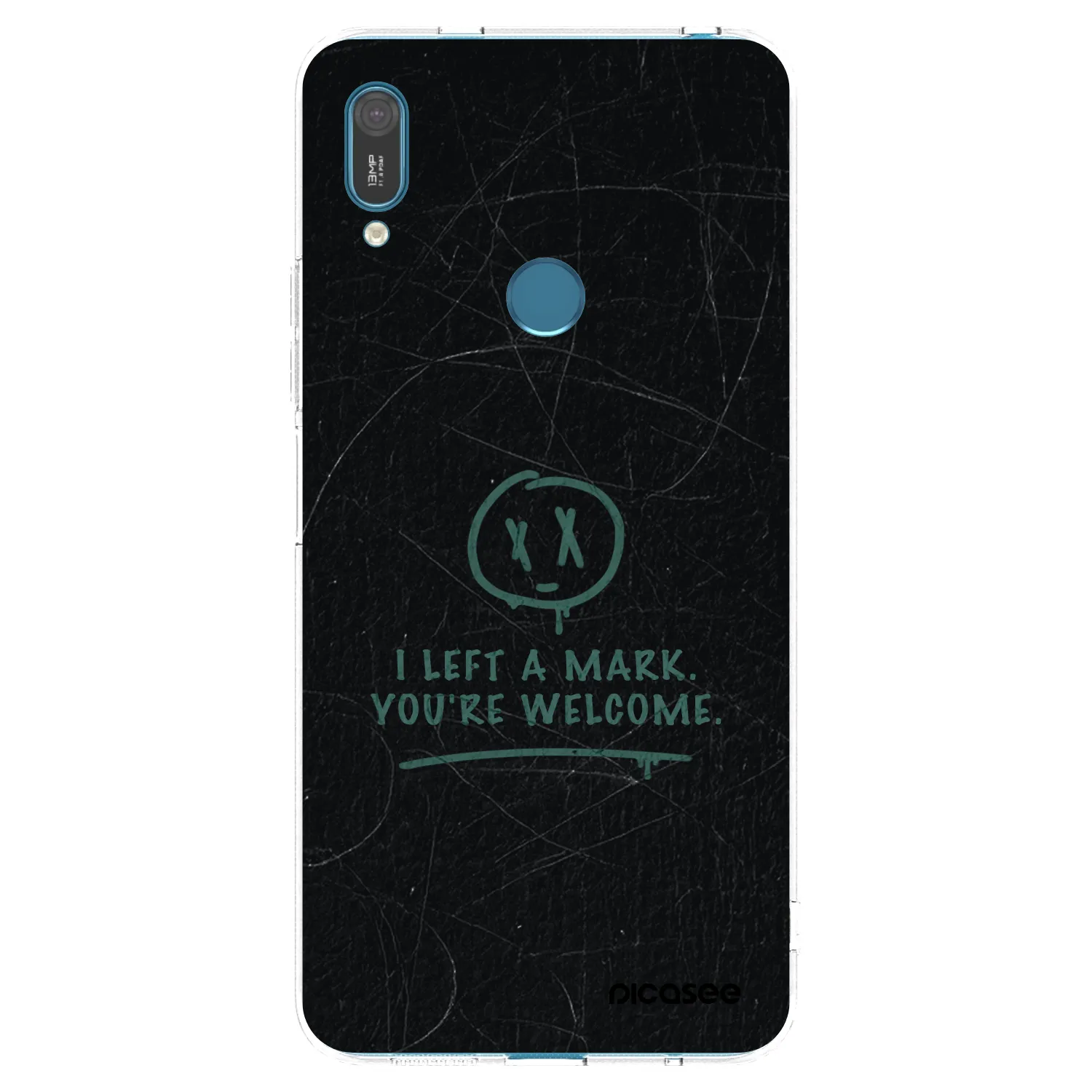 Picasee διαφανής θήκη σιλικόνης Huawei Y7 2019 - LEFT A MARK