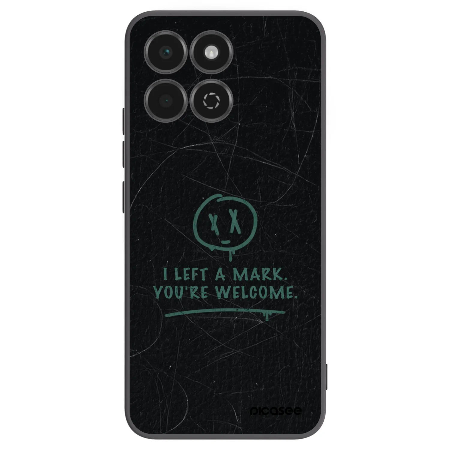 Picasee Μαύρη θήκη σιλικόνης για Honor 200 Smart 5G - LEFT A MARK