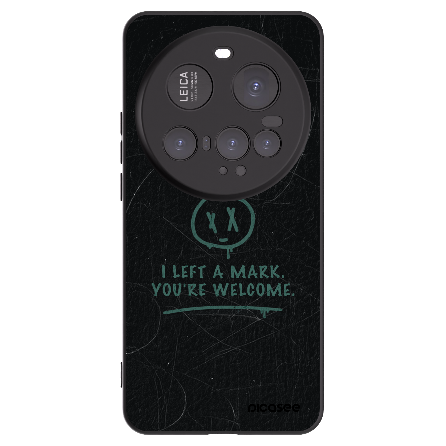 Picasee Μαύρη θήκη σιλικόνης για Xiaomi 15 Ultra - LEFT A MARK