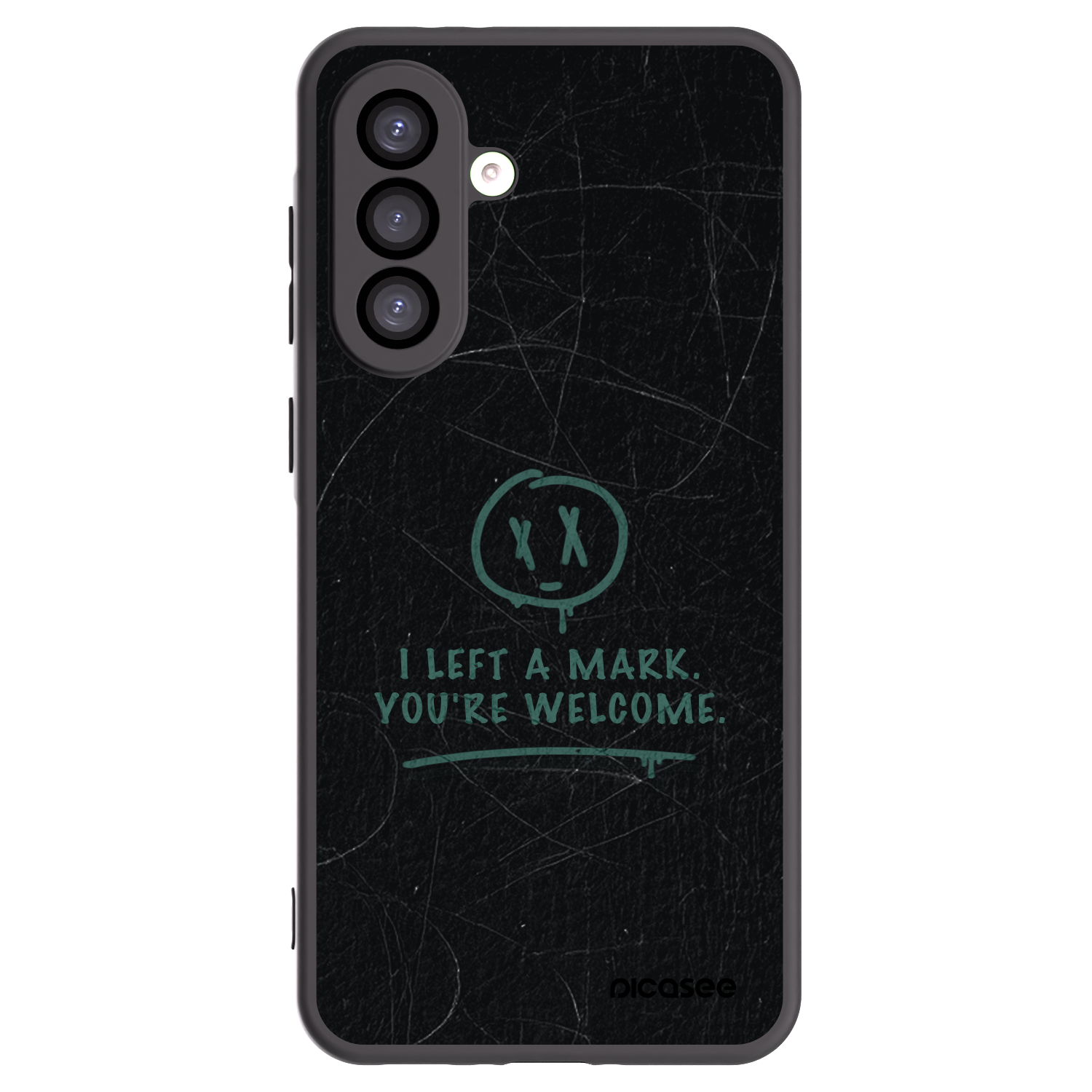 Picasee Μαύρη θήκη σιλικόνης για Samsung Galaxy A26 5G A266B - LEFT A MARK