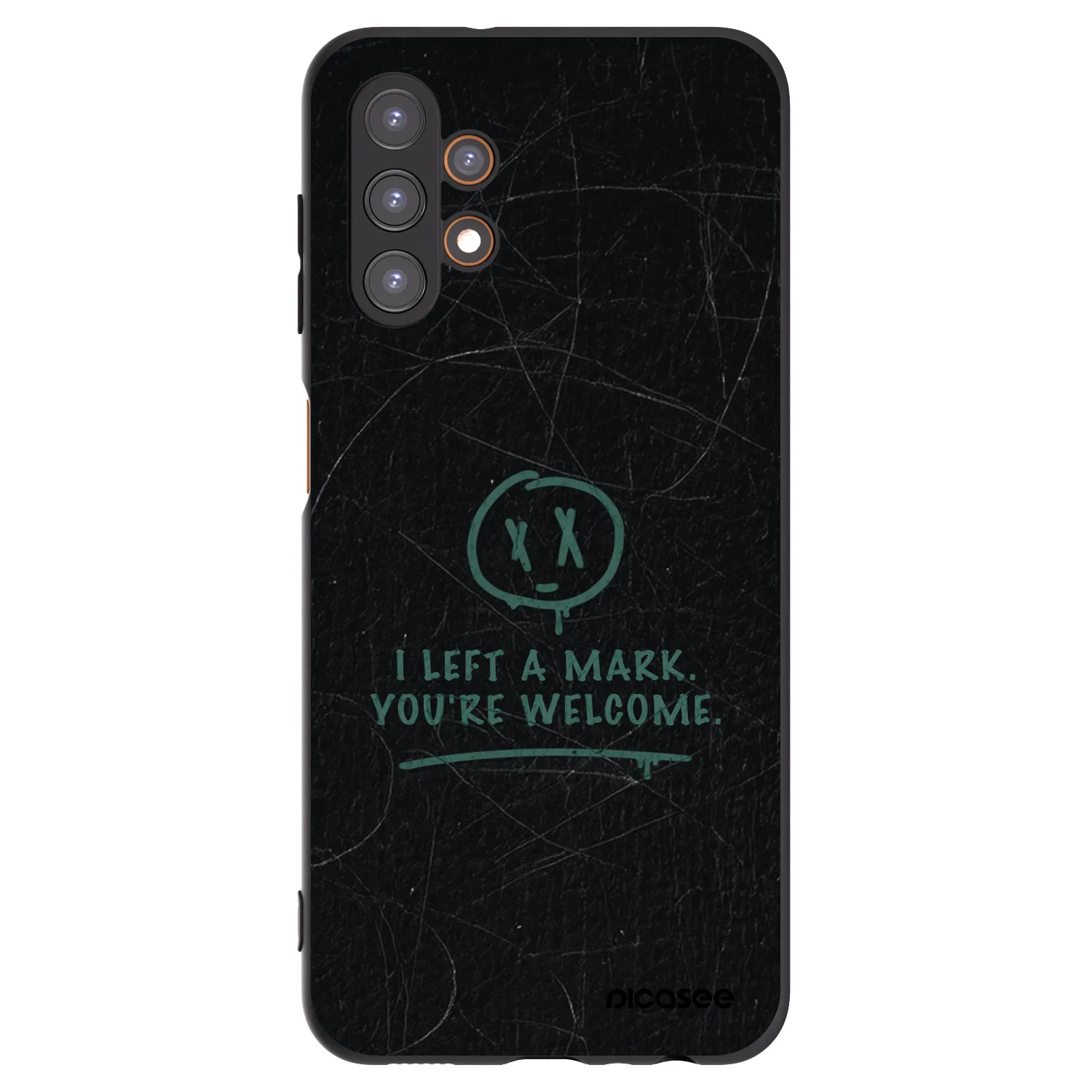 Picasee Μαύρη θήκη σιλικόνης για Samsung Galaxy A13 5G - LEFT A MARK