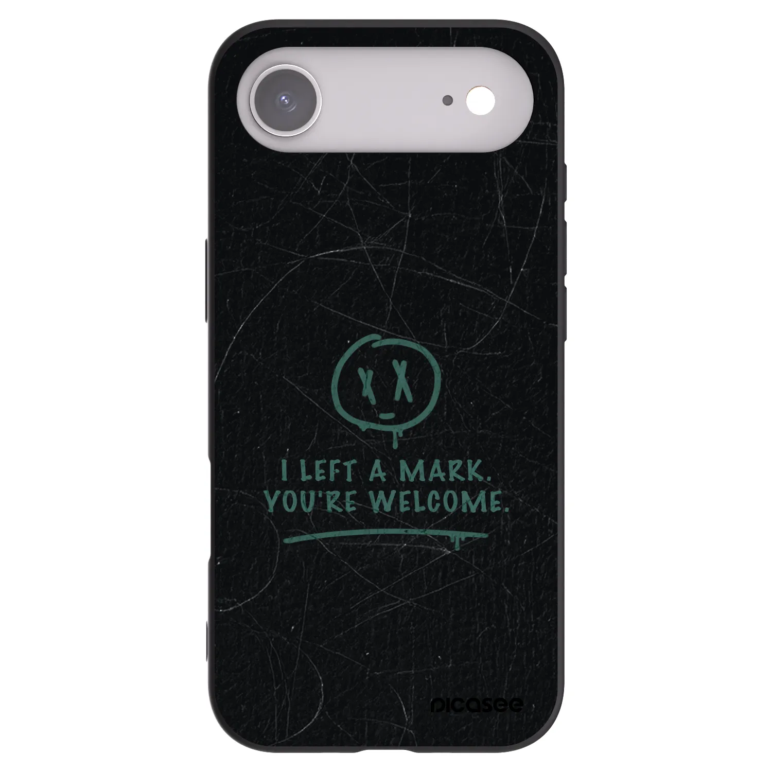 Picasee Μαύρη θήκη σιλικόνης για Apple iPhone Air - LEFT A MARK