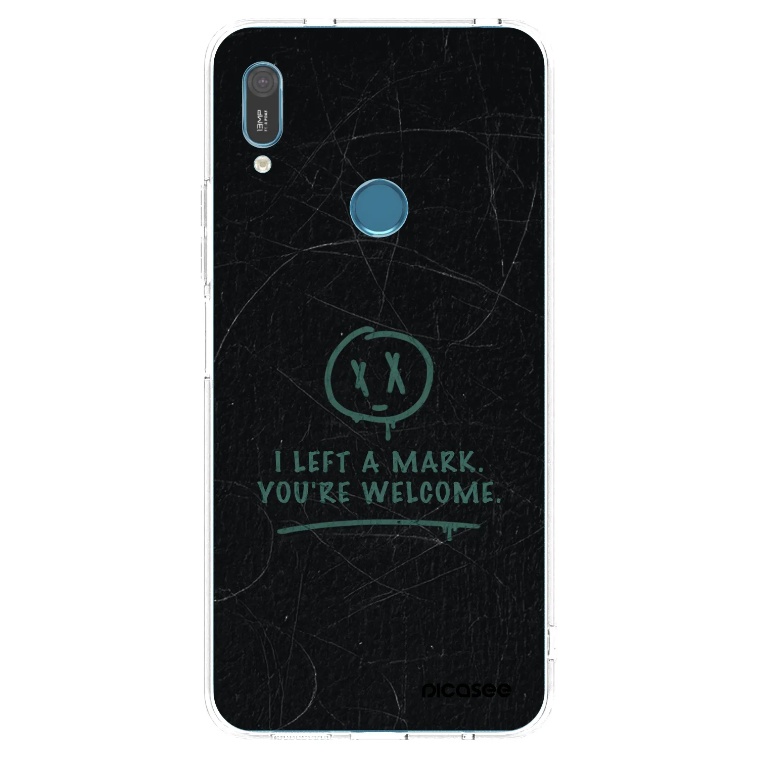 Picasee διαφανής θήκη σιλικόνης Huawei Y6 2019 - LEFT A MARK