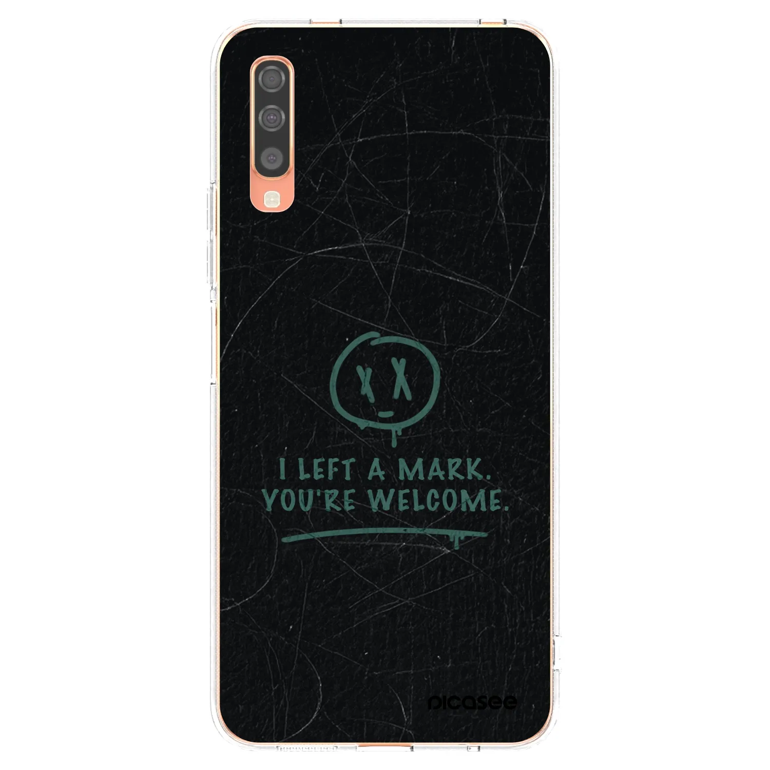 Picasee διαφανής θήκη σιλικόνης Samsung Galaxy A70 A705F - LEFT A MARK