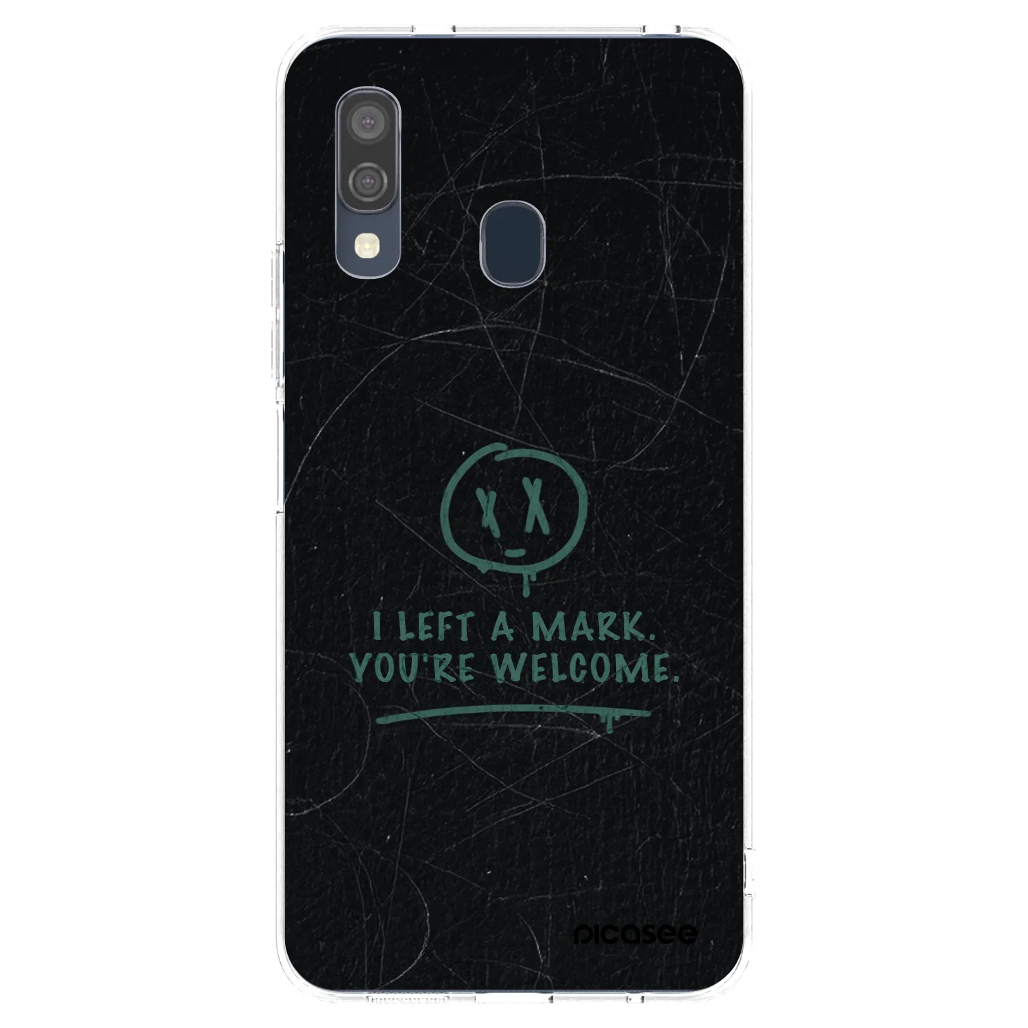 Picasee διαφανής θήκη σιλικόνης Samsung Galaxy A40 A405F - LEFT A MARK