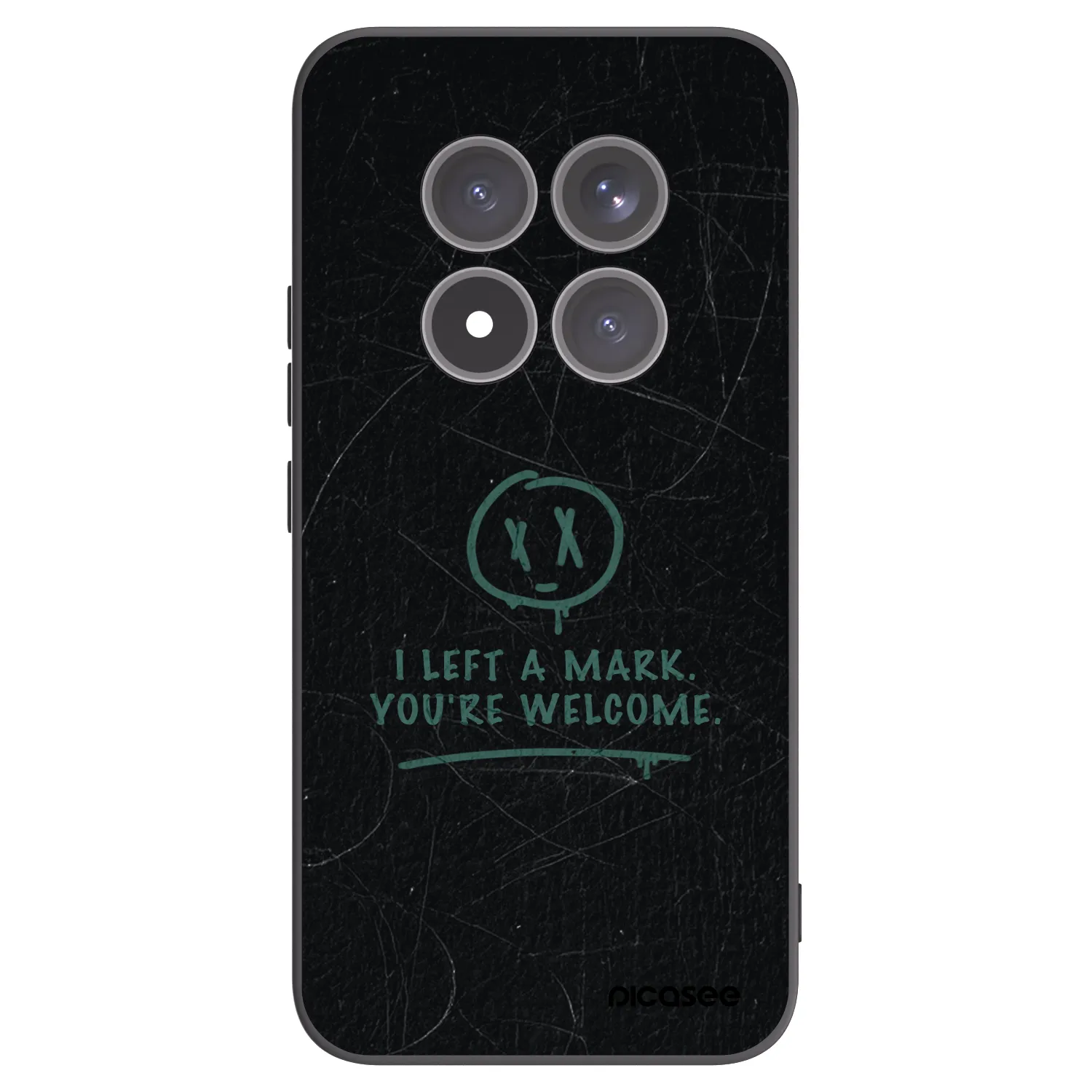 Picasee Μαύρη θήκη σιλικόνης για Xiaomi Redmi Note 15 Pro+ - LEFT A MARK