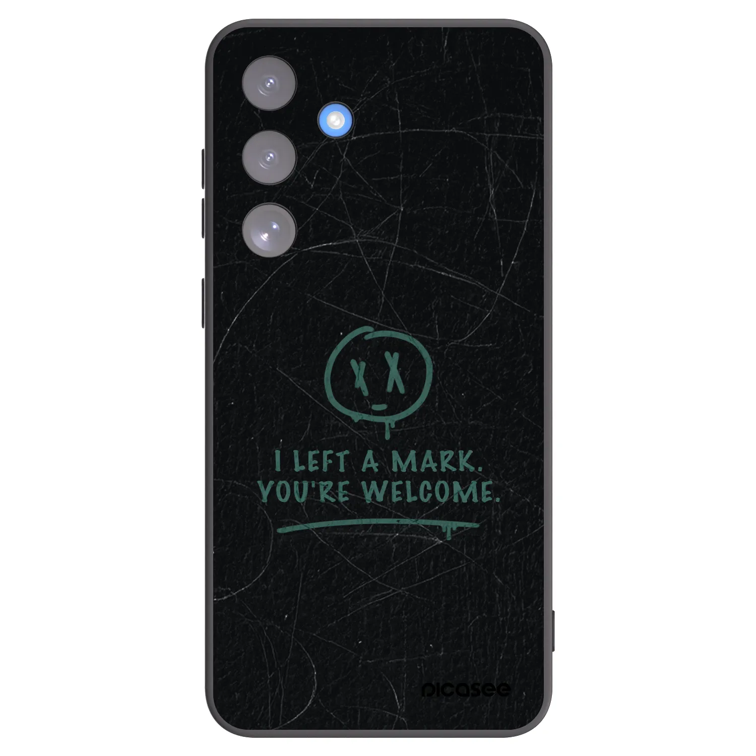 Picasee Μαύρη θήκη σιλικόνης για Samsung Galaxy S25 FE 5G - LEFT A MARK