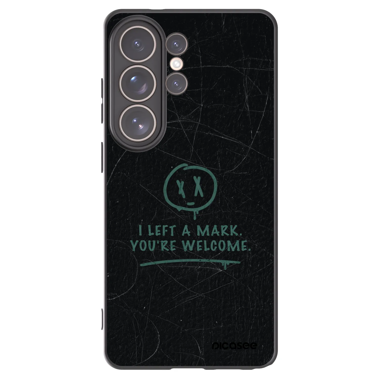 Picasee Μαύρη θήκη σιλικόνης για Samsung Galaxy S26 Ultra - LEFT A MARK