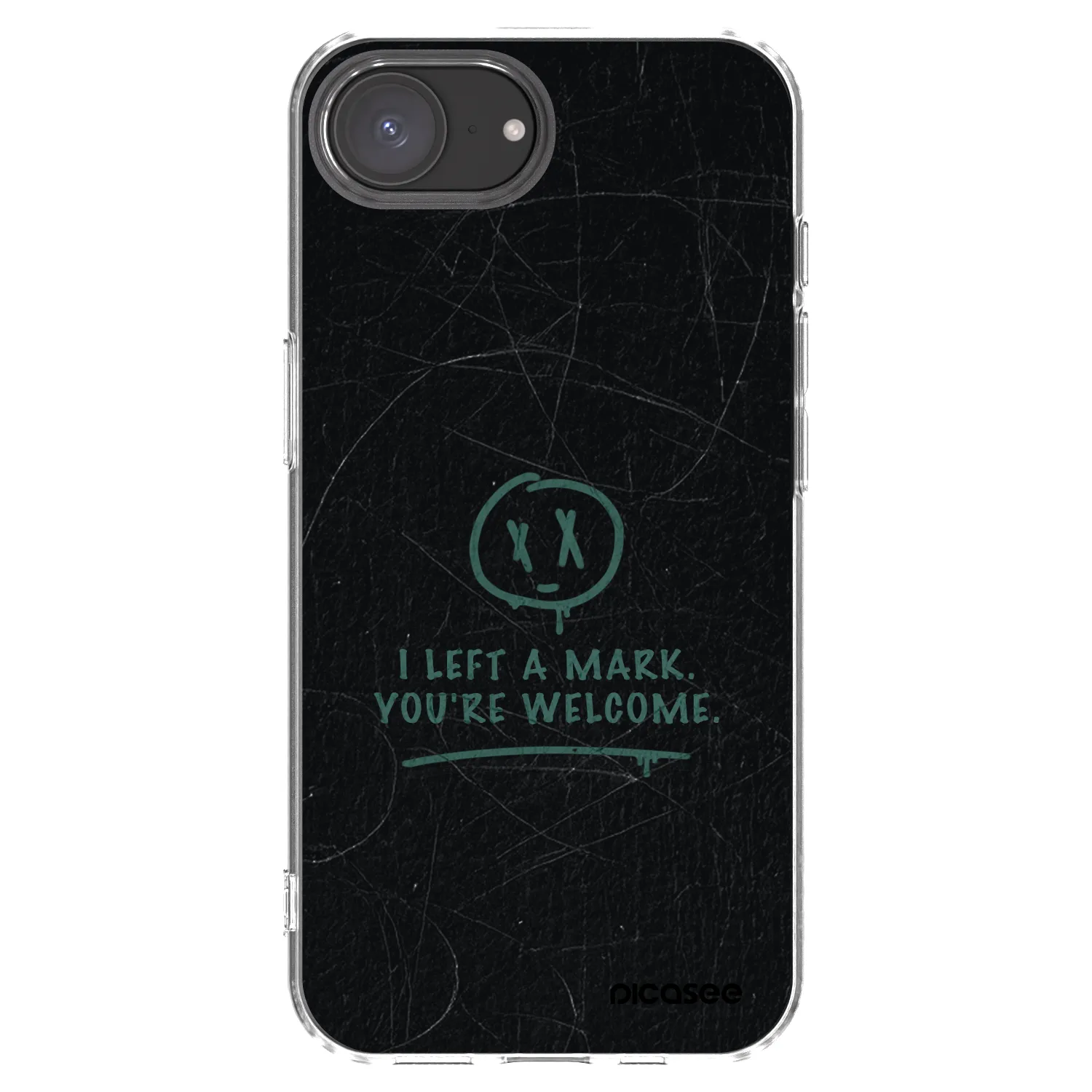 Picasee διαφανής θήκη σιλικόνης Apple iPhone 17e - LEFT A MARK