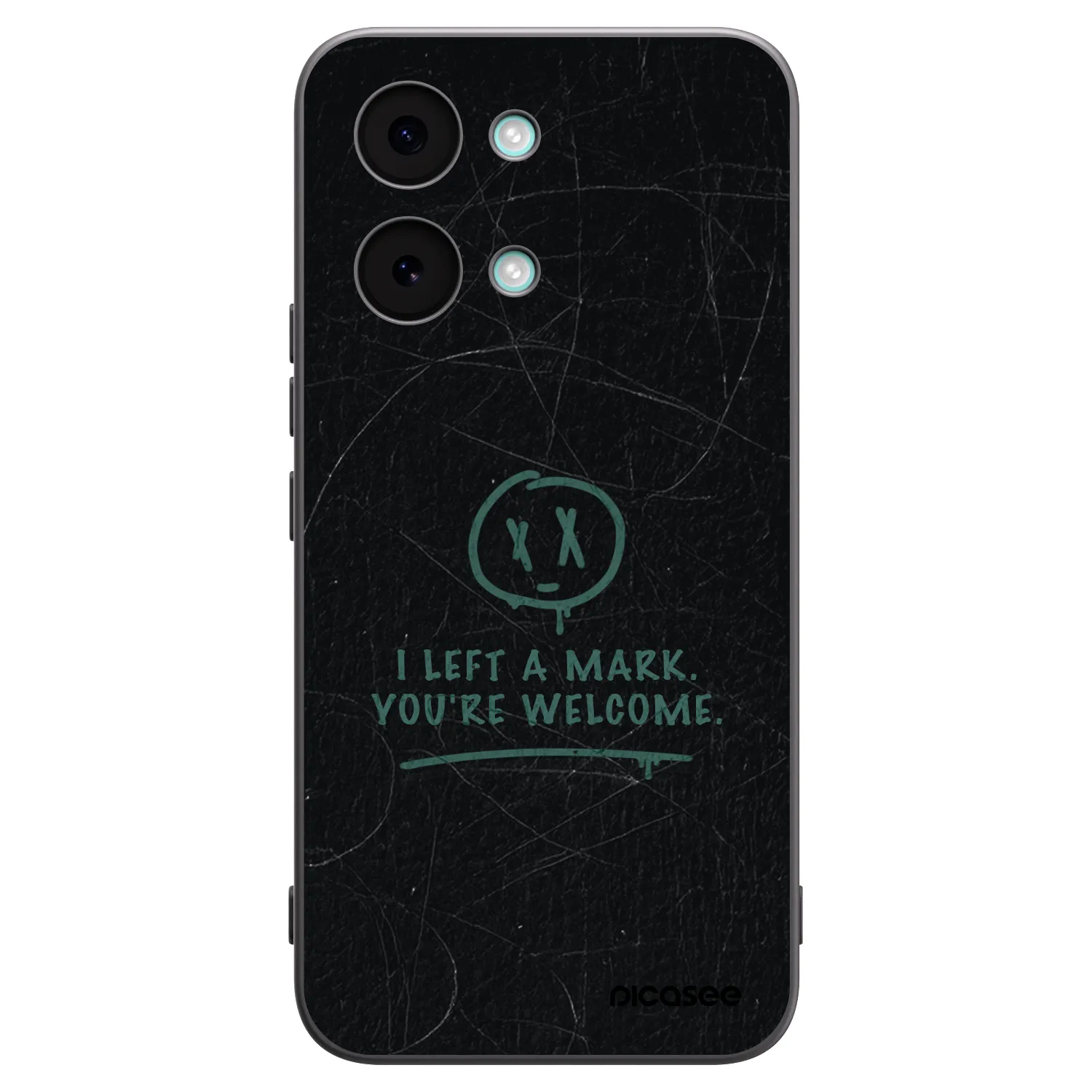 Picasee Μαύρη θήκη σιλικόνης για Xiaomi Poco X8 Pro Max - LEFT A MARK