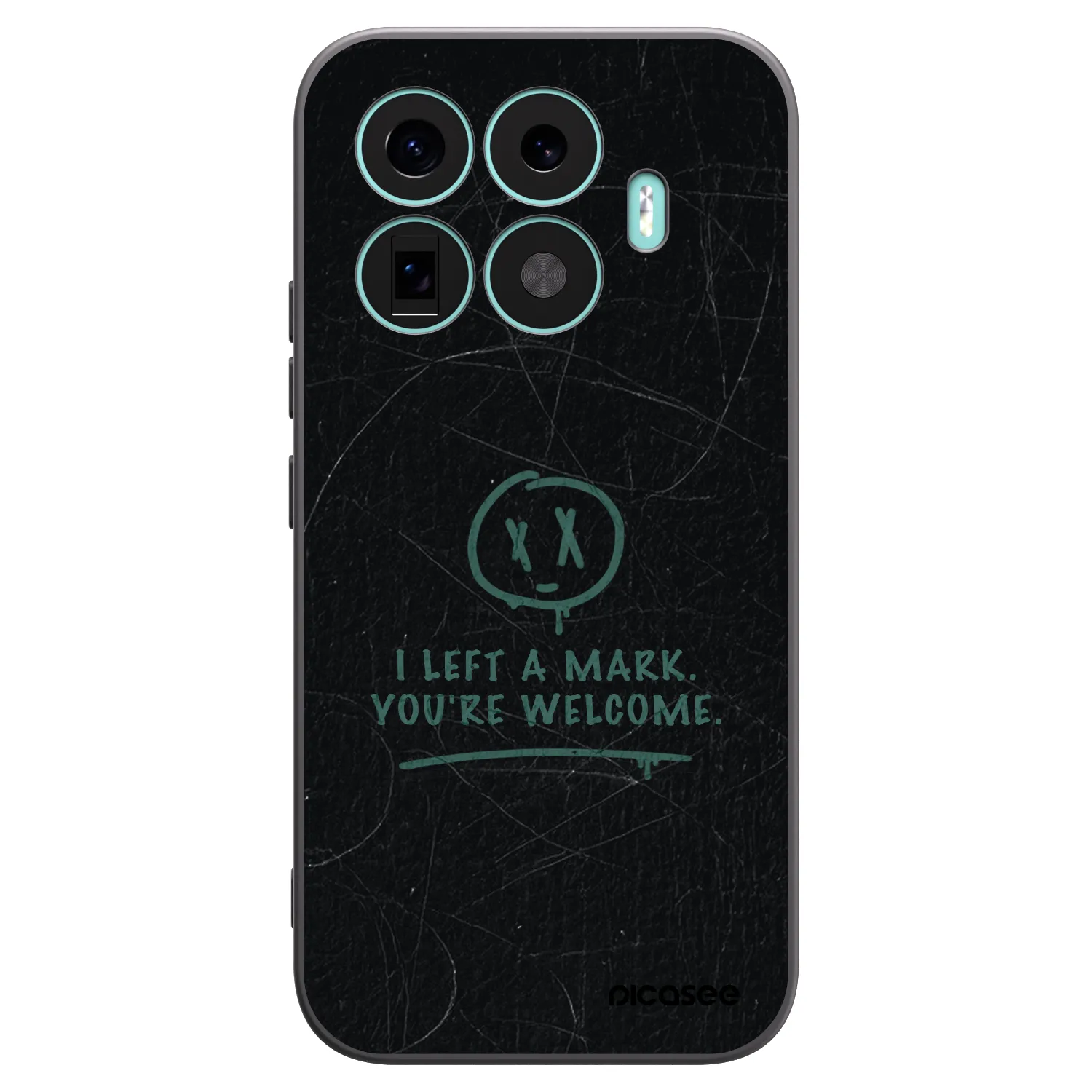 Picasee Μαύρη θήκη σιλικόνης για Xiaomi 17T - LEFT A MARK