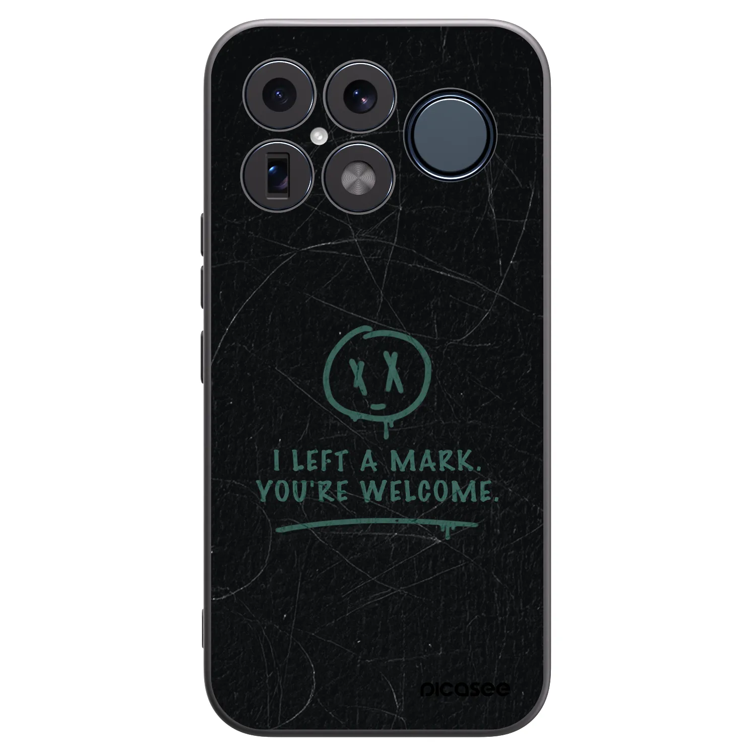 Picasee Μαύρη θήκη σιλικόνης για Xiaomi Poco F8 Ultra - LEFT A MARK