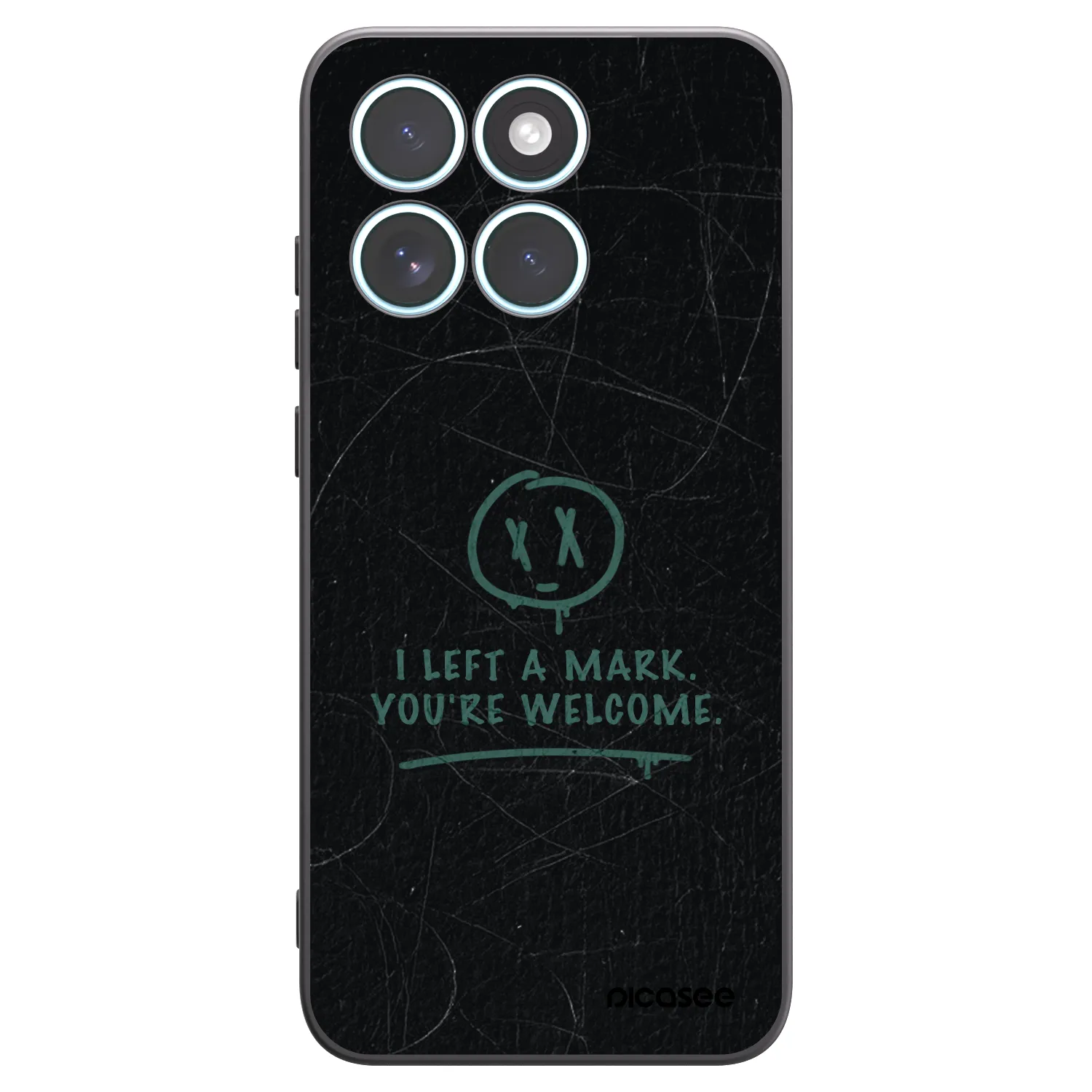 Picasee Μαύρη θήκη σιλικόνης για Motorola Edge 70 Fusion - LEFT A MARK